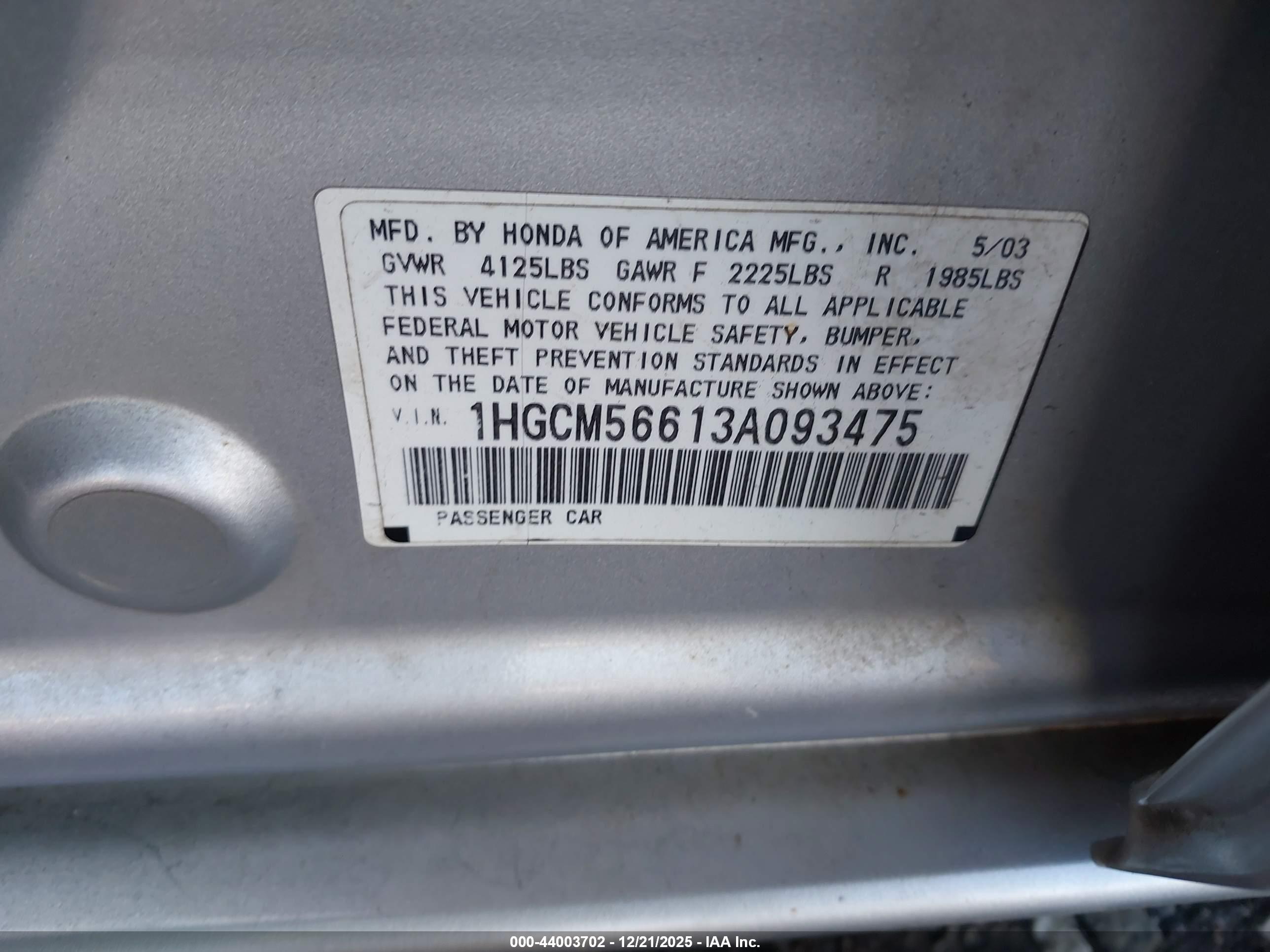 HONDA ACCORD image 9