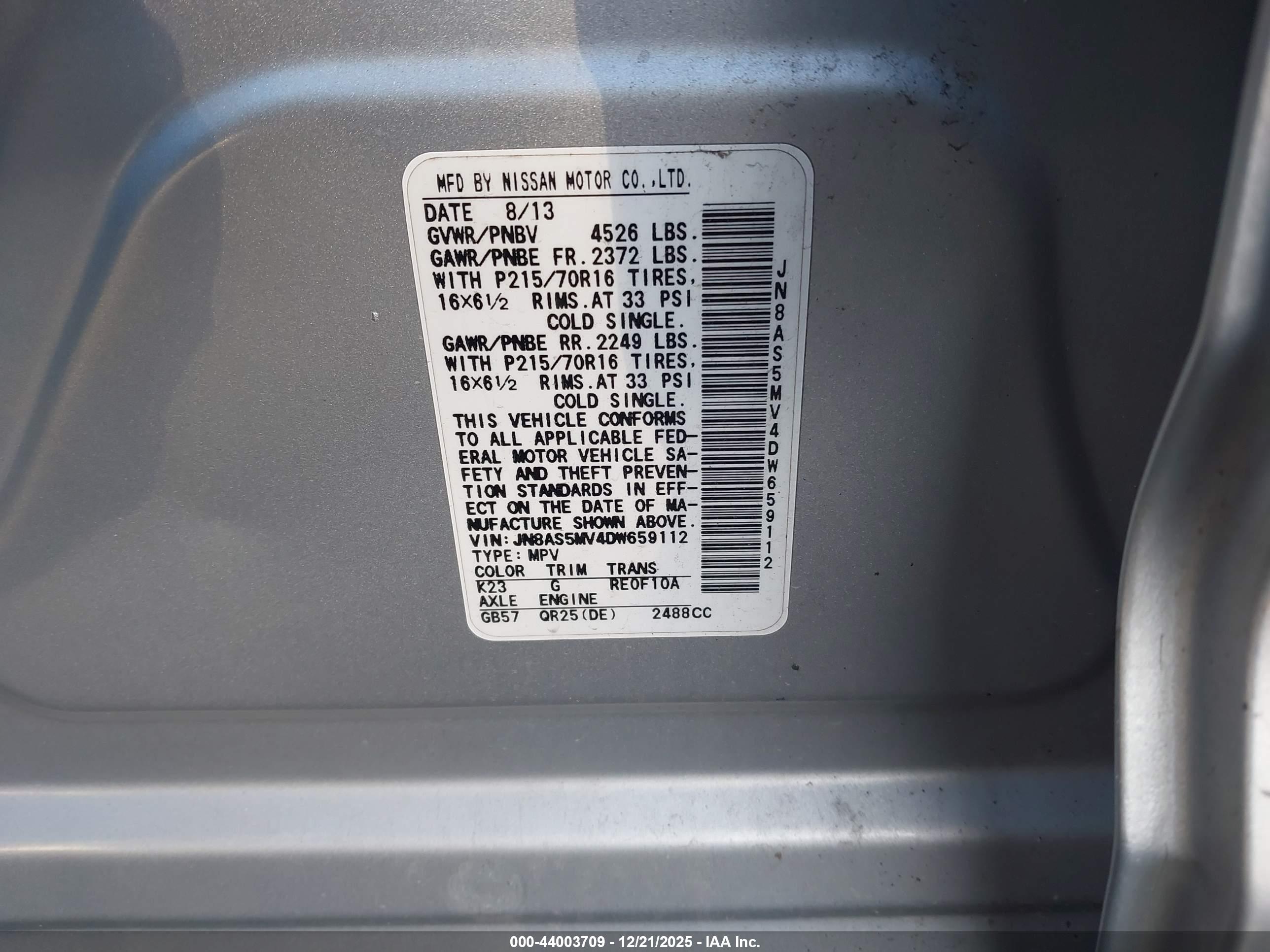 NISSAN ROGUE image 9