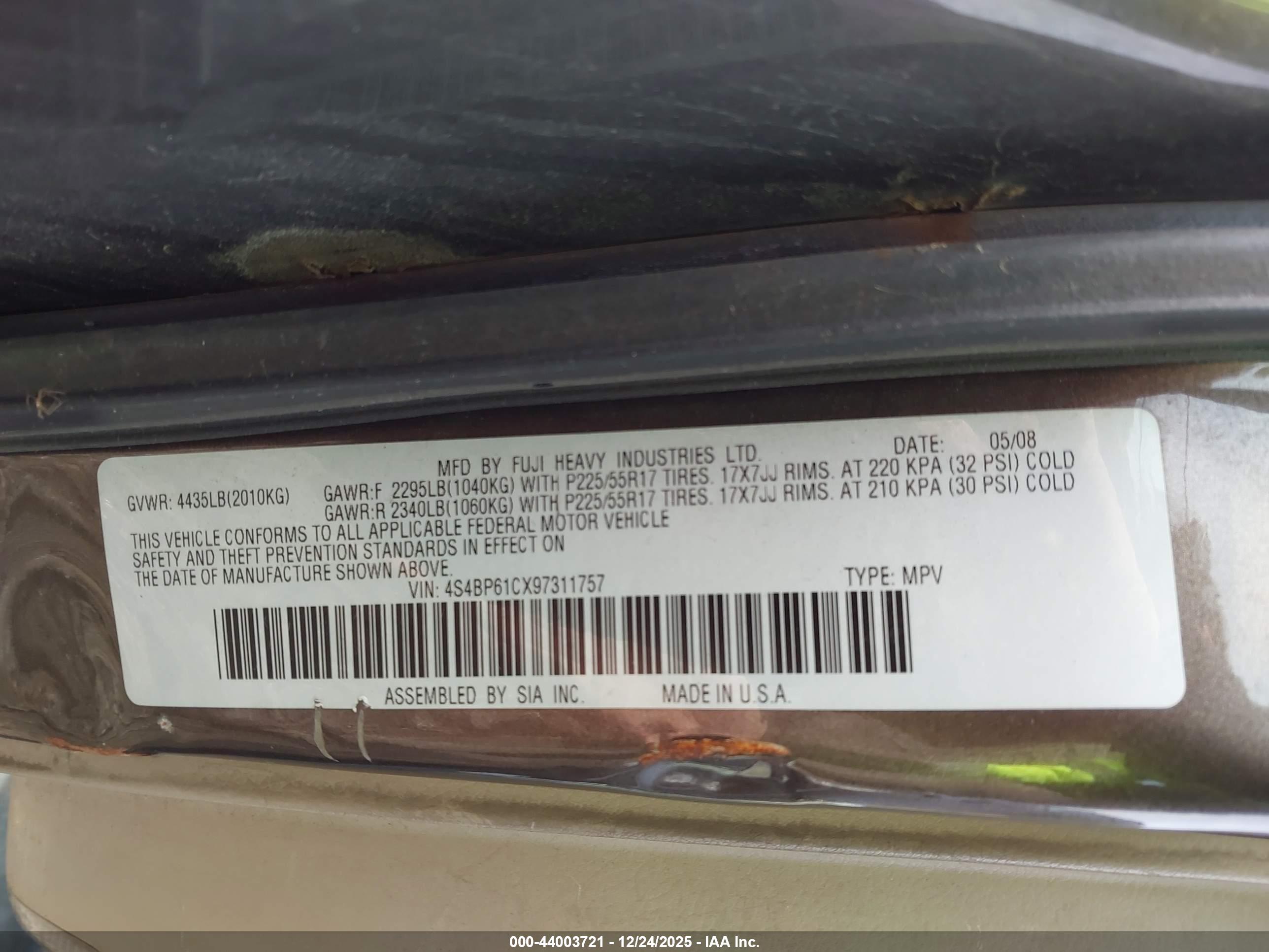 SUBARU OUTBACK image 9