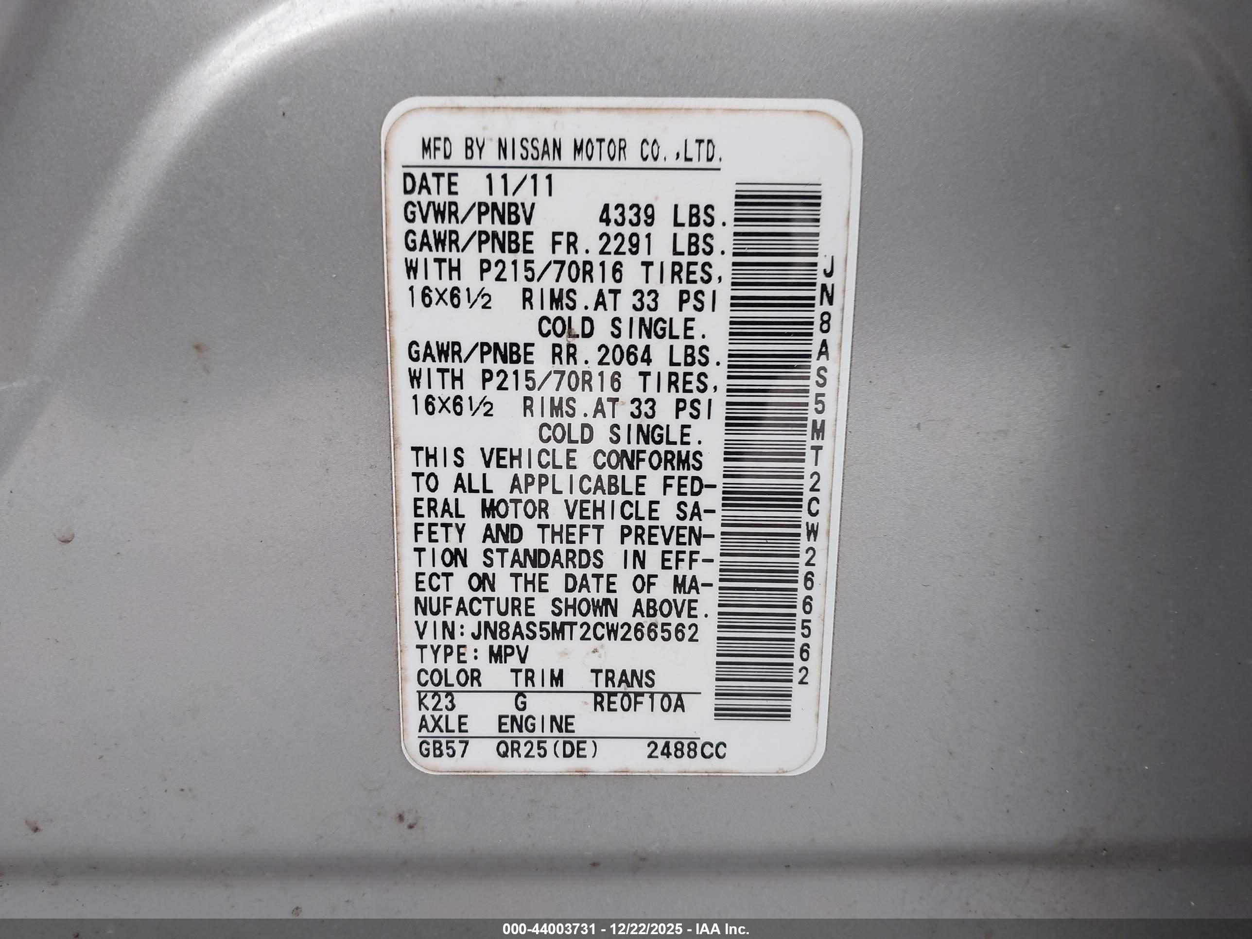 NISSAN ROGUE image 9