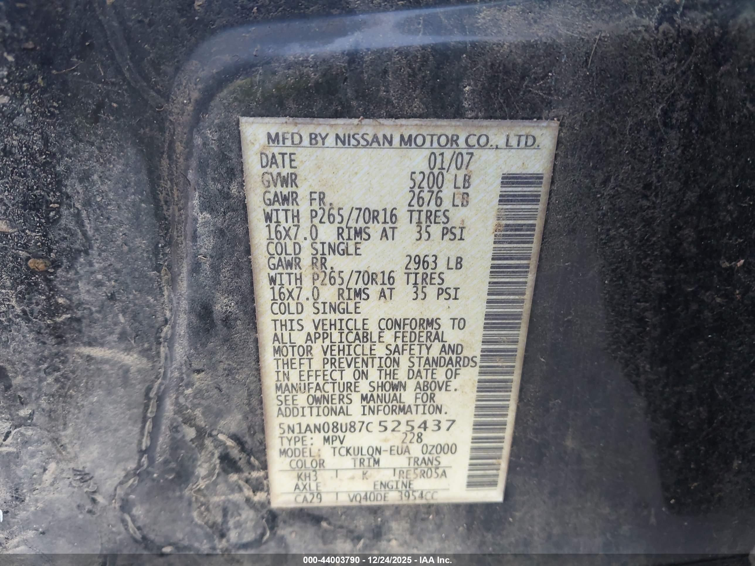 NISSAN XTERRA image 9