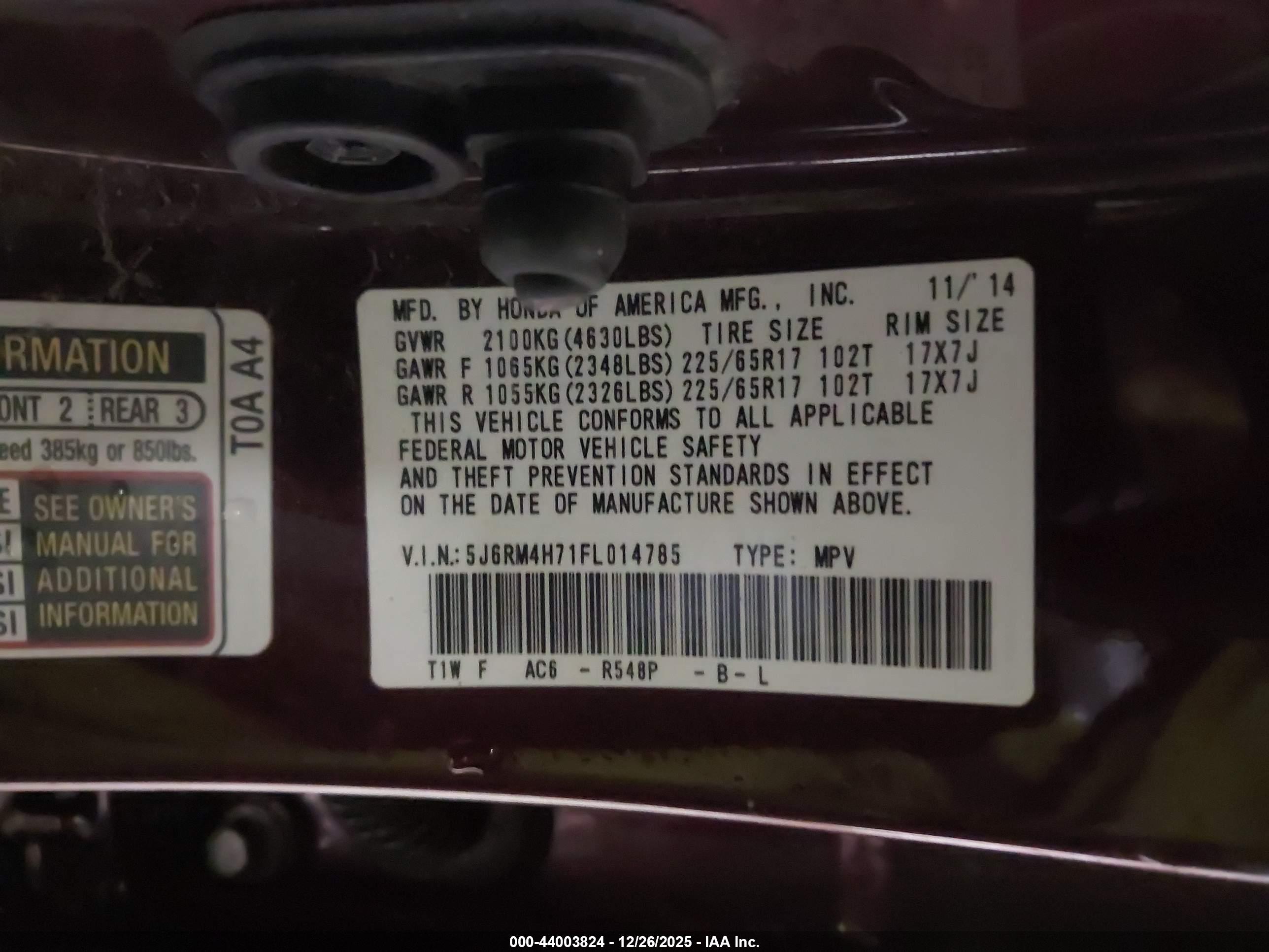 HONDA CR-V image 9
