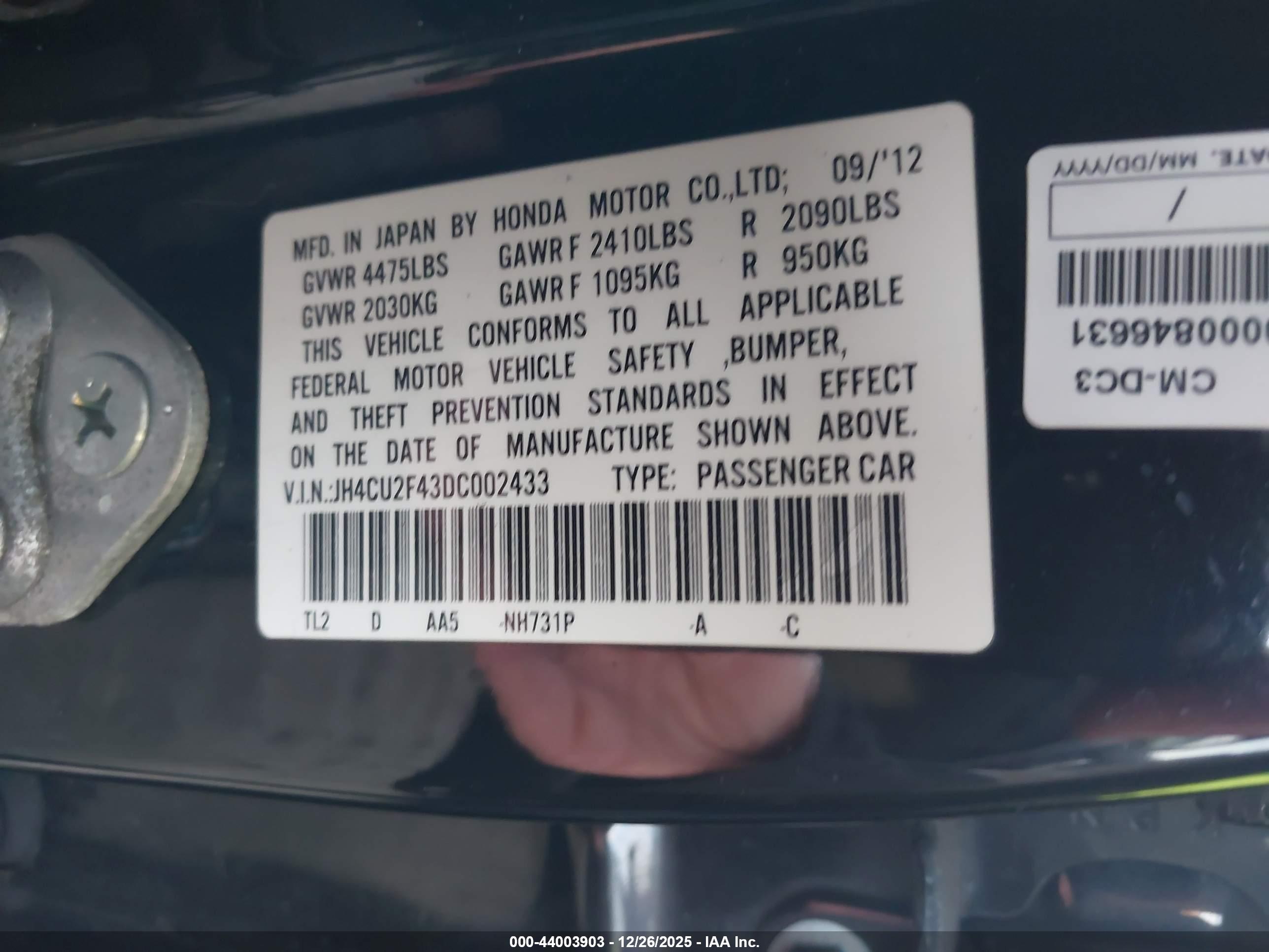 ACURA TSX image 9