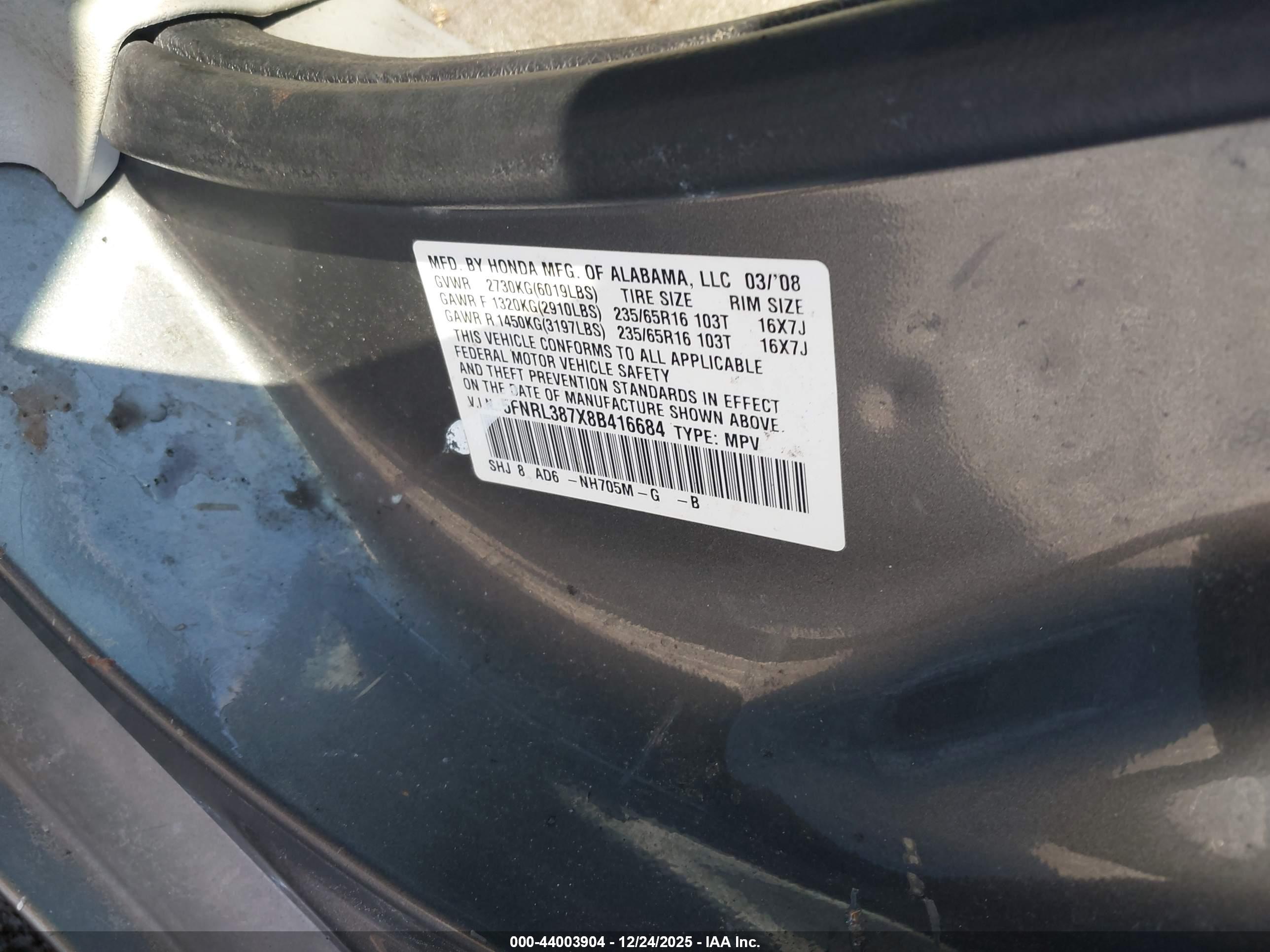 HONDA ODYSSEY image 9
