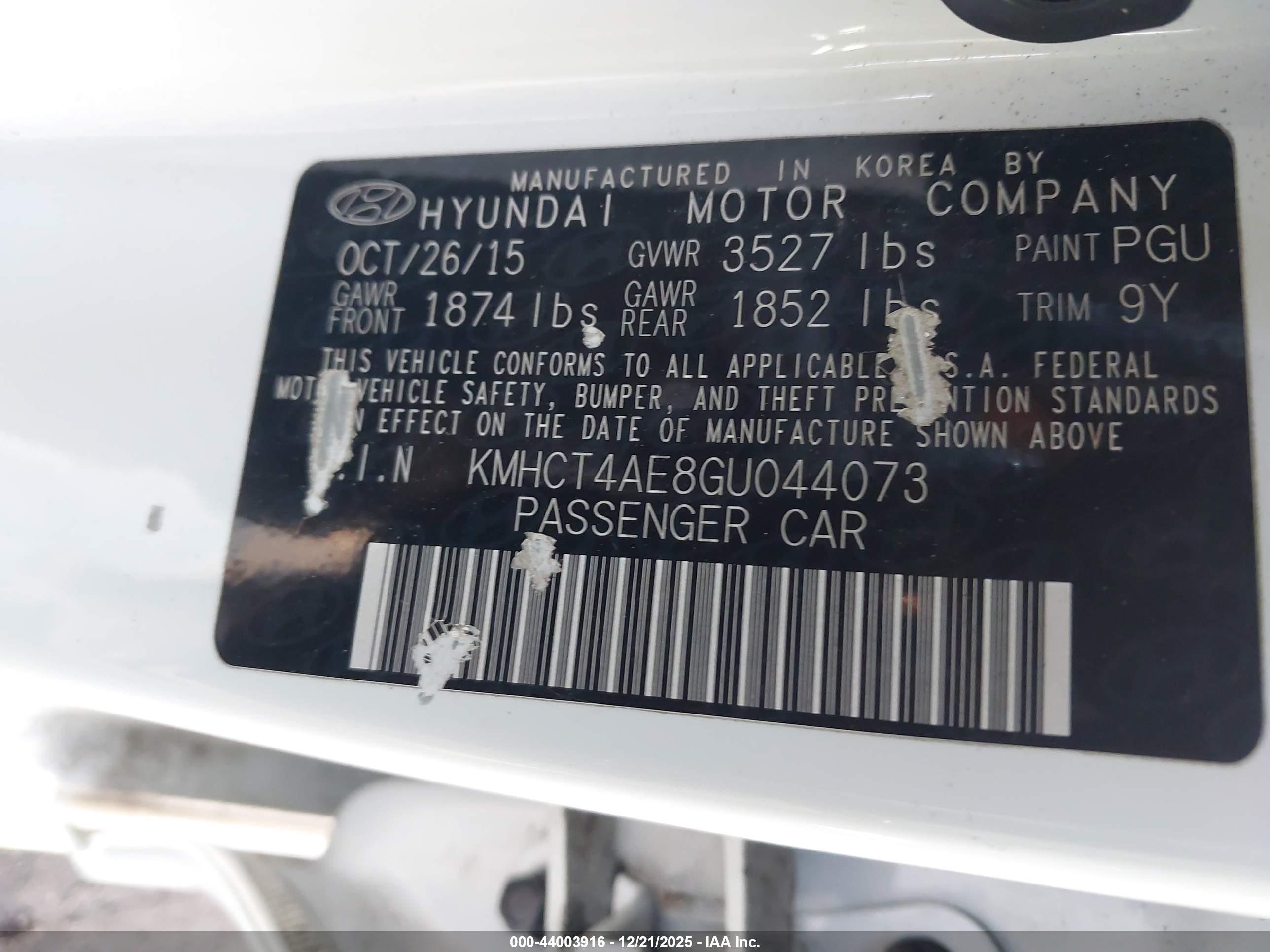 HYUNDAI ACCENT image 9