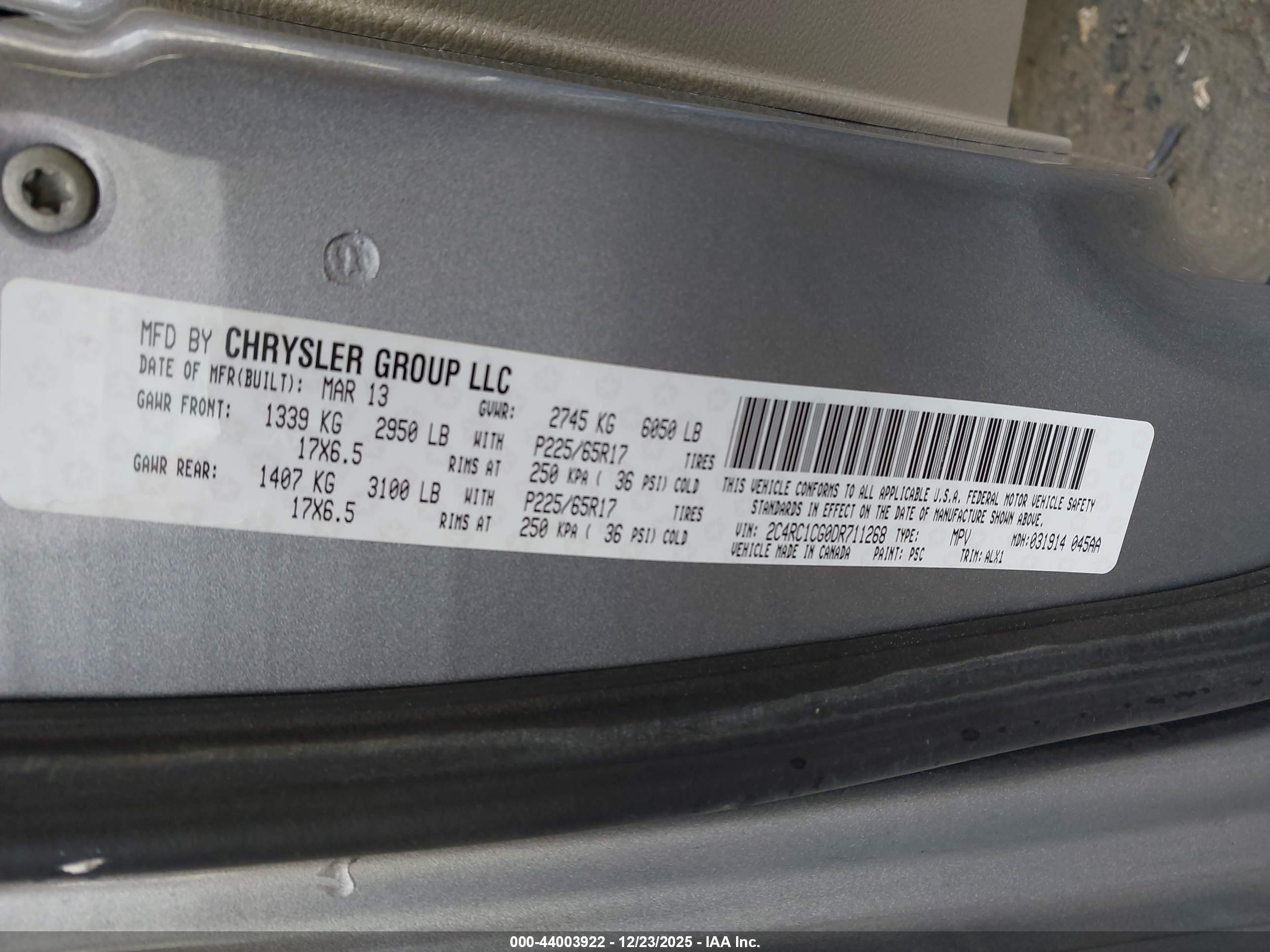 CHRYSLER TOWN image 9