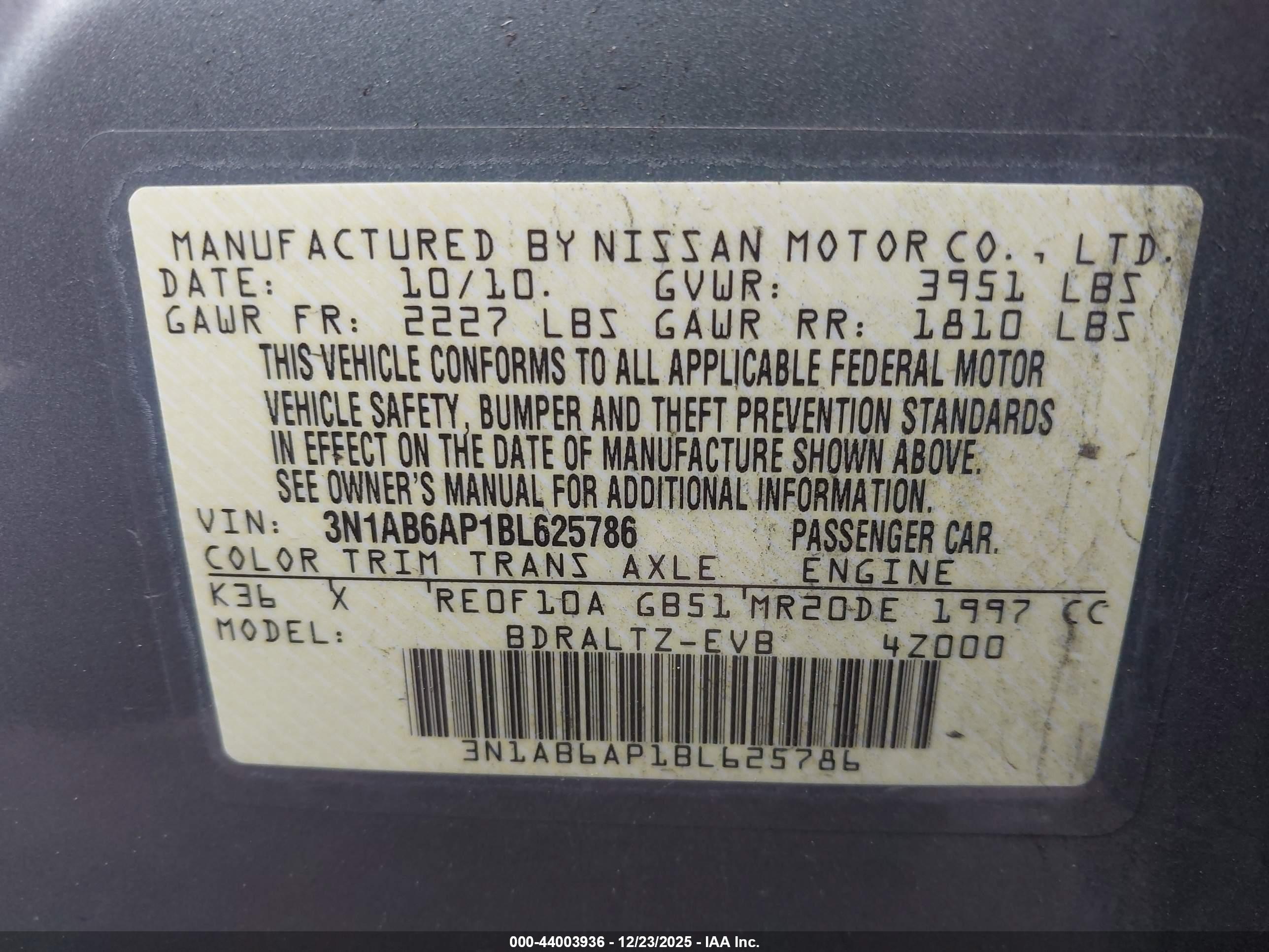 NISSAN SENTRA image 9