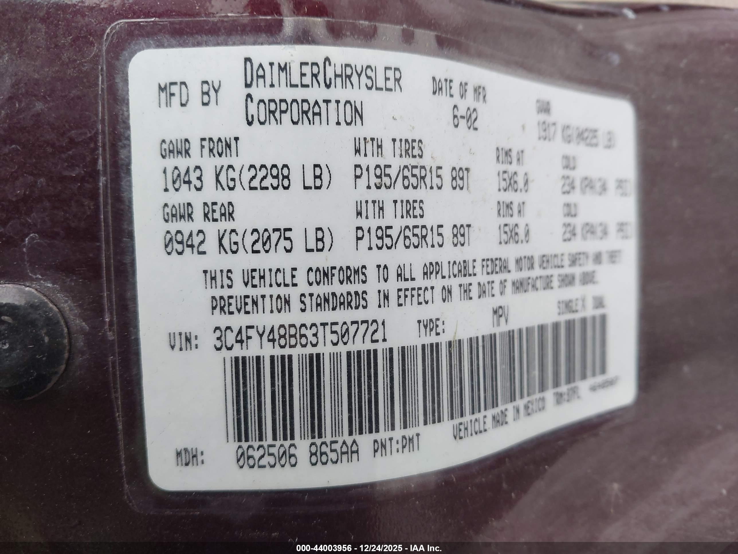 CHRYSLER PT image 9