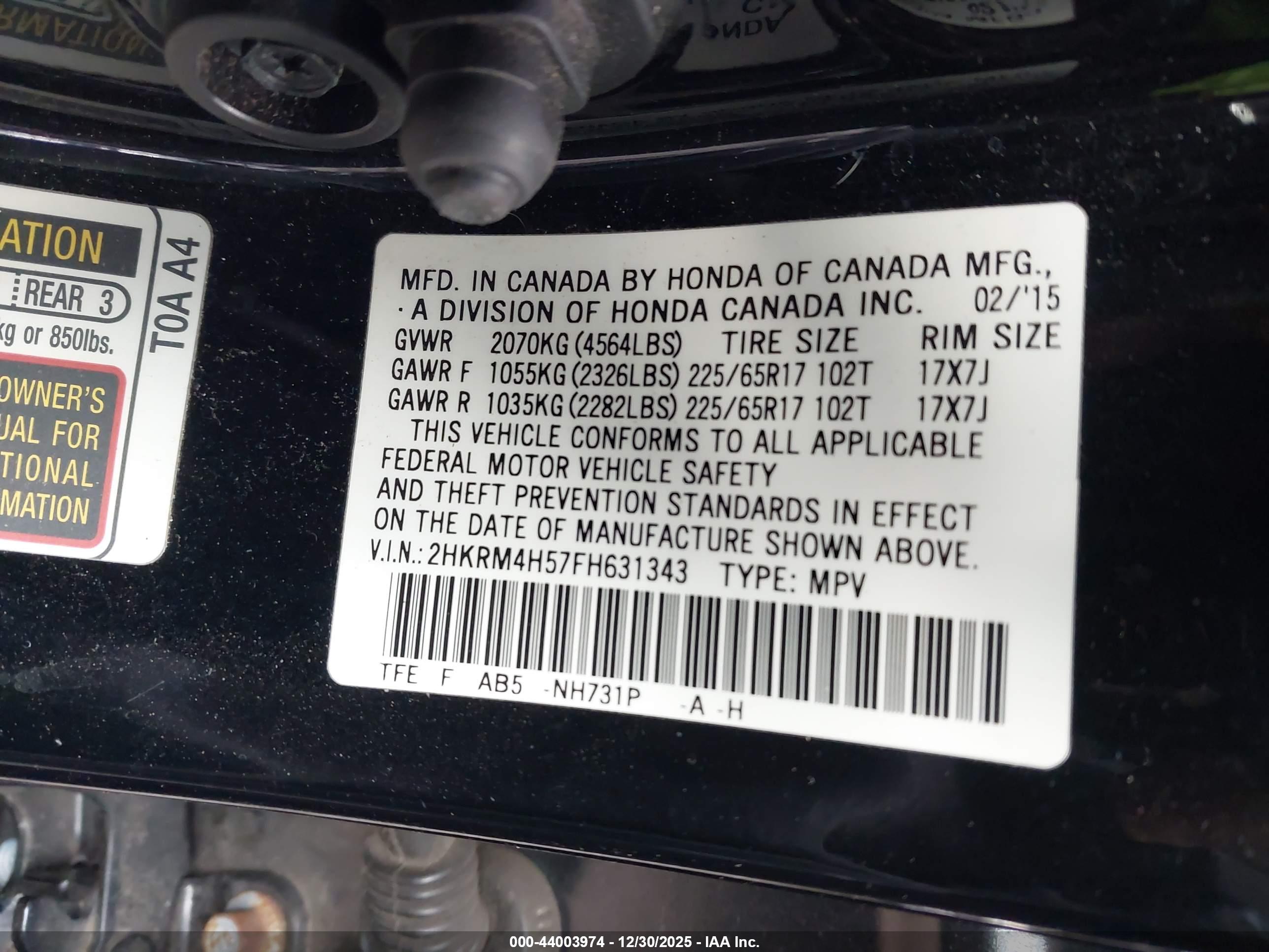 HONDA CR-V image 9