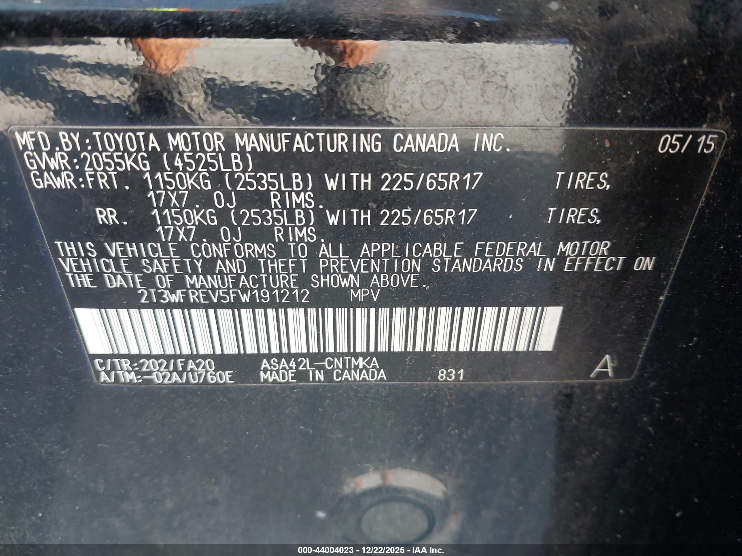 TOYOTA RAV4 image 9