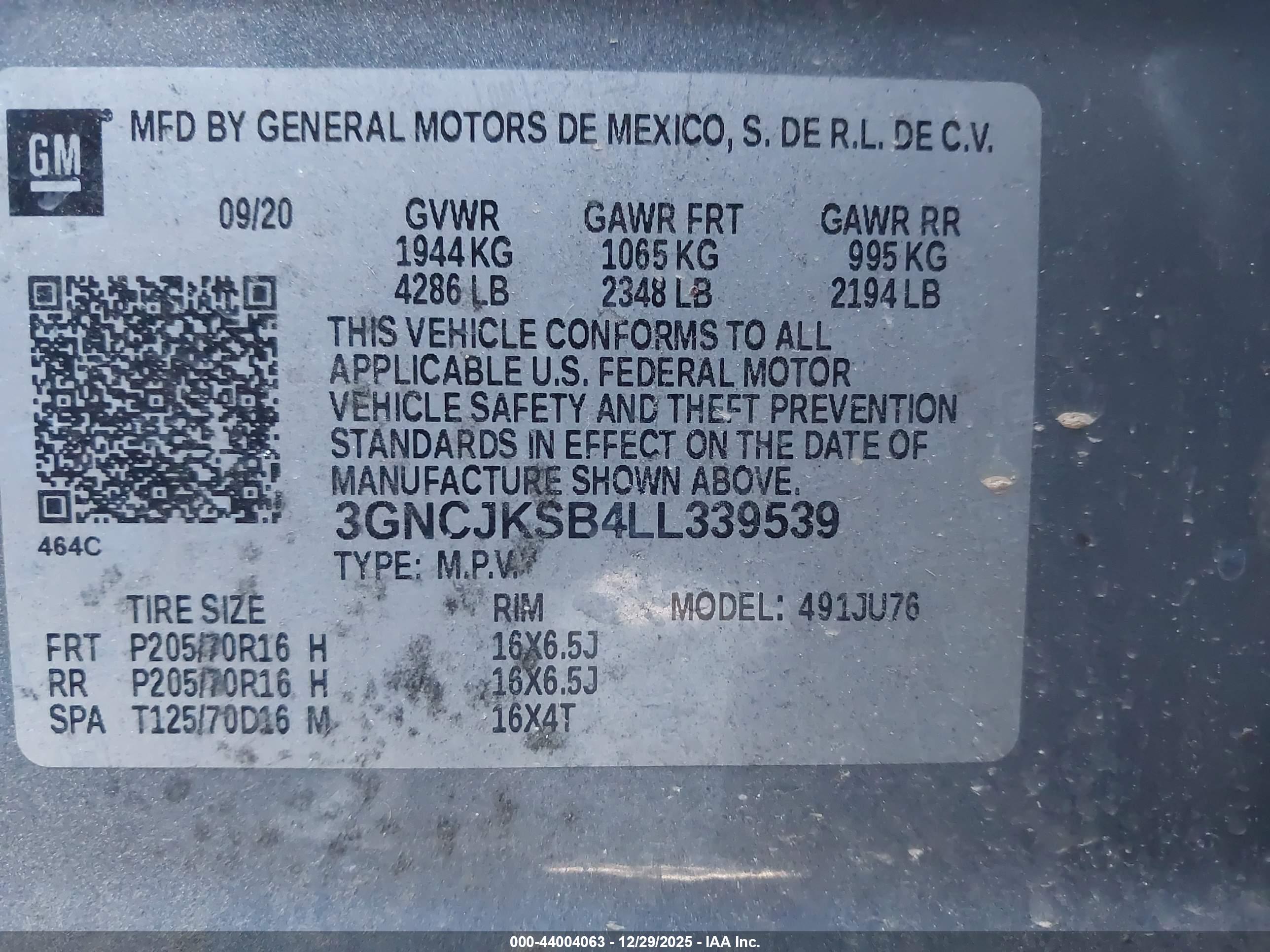 CHEVROLET TRAX image 9