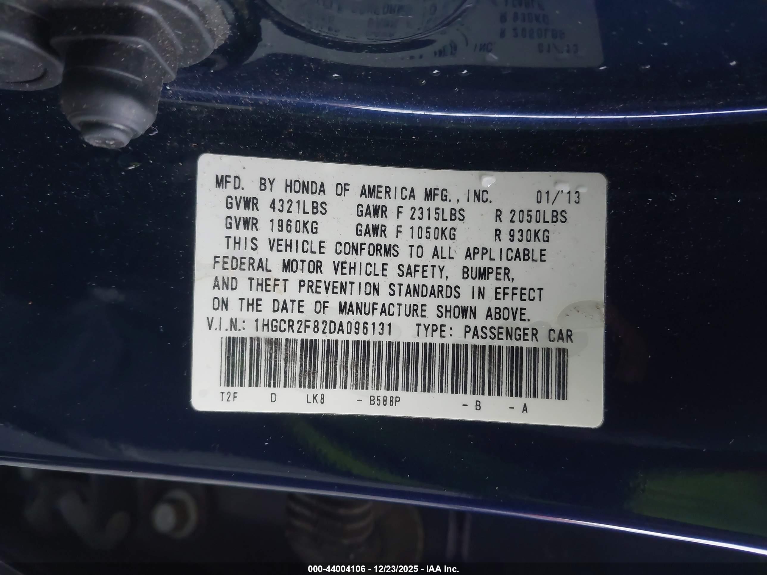 HONDA ACCORD image 9