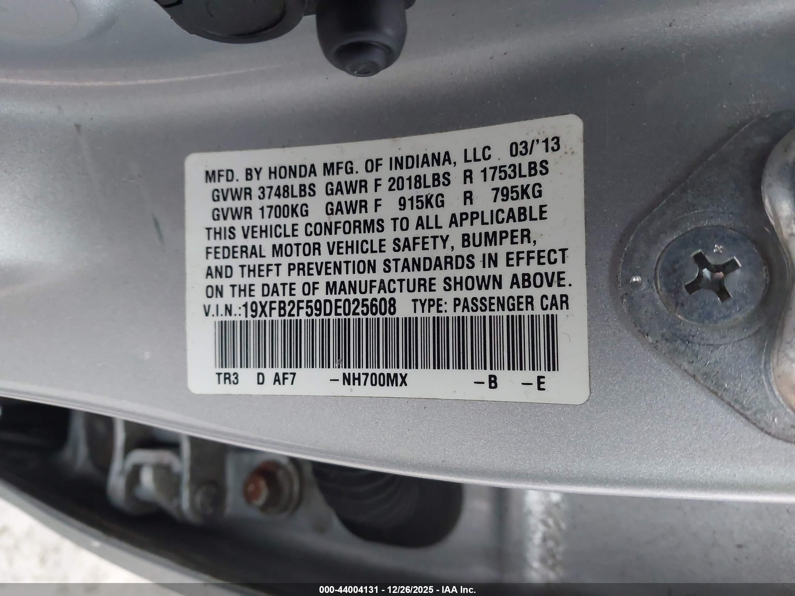 HONDA CIVIC image 9
