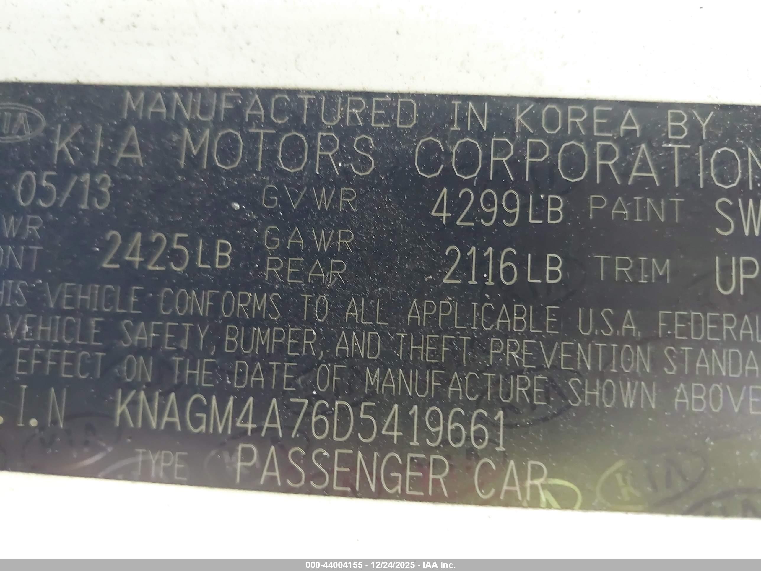 KIA OPTIMA image 9