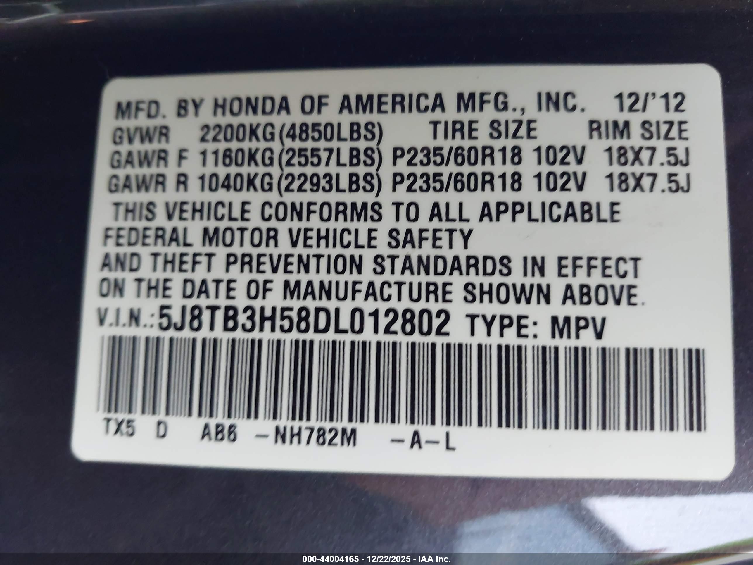 ACURA RDX image 9