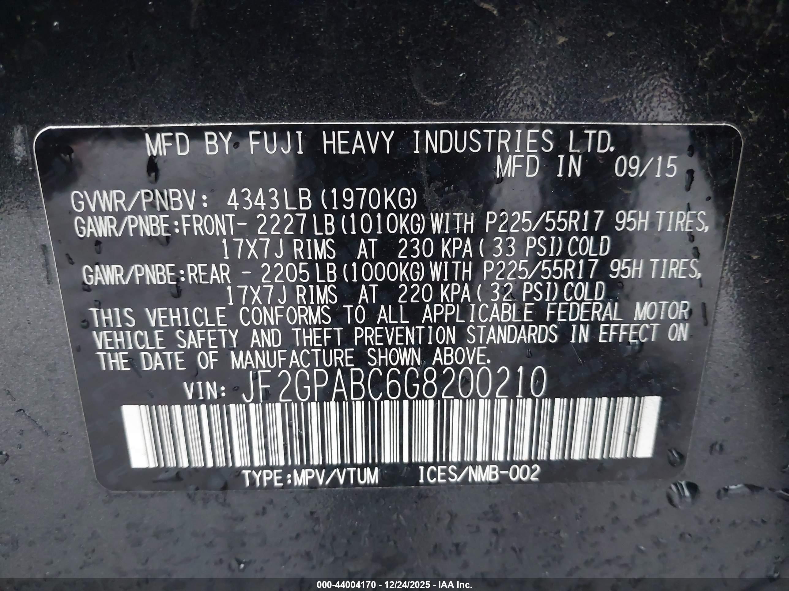 SUBARU CROSSTREK image 9
