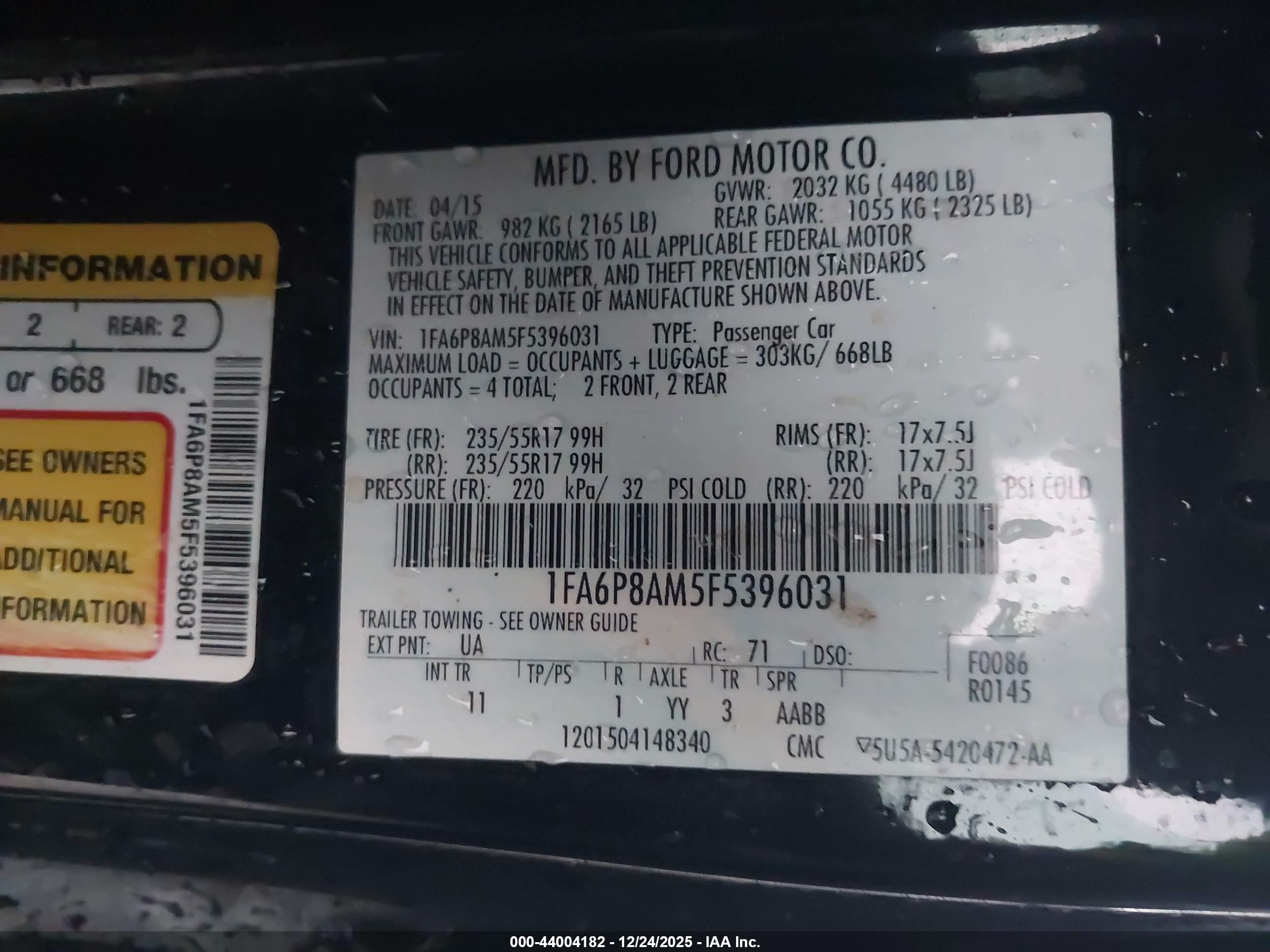 FORD MUSTANG image 9