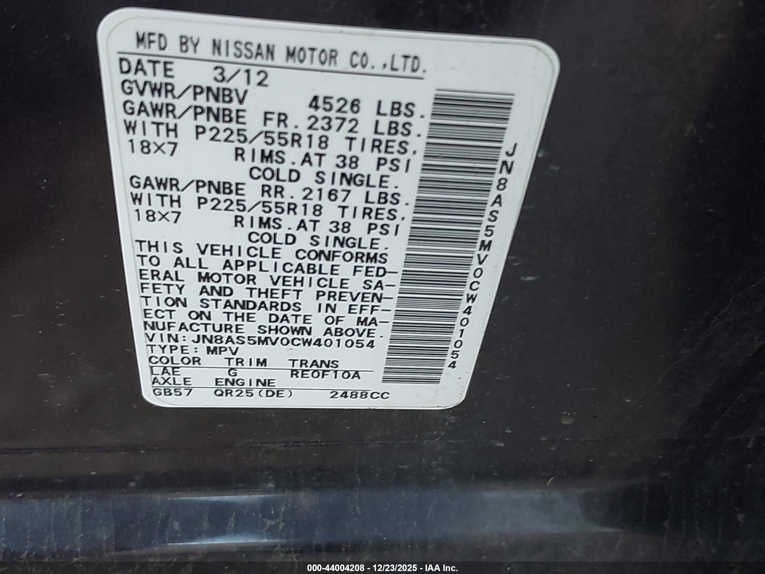 NISSAN ROGUE image 9