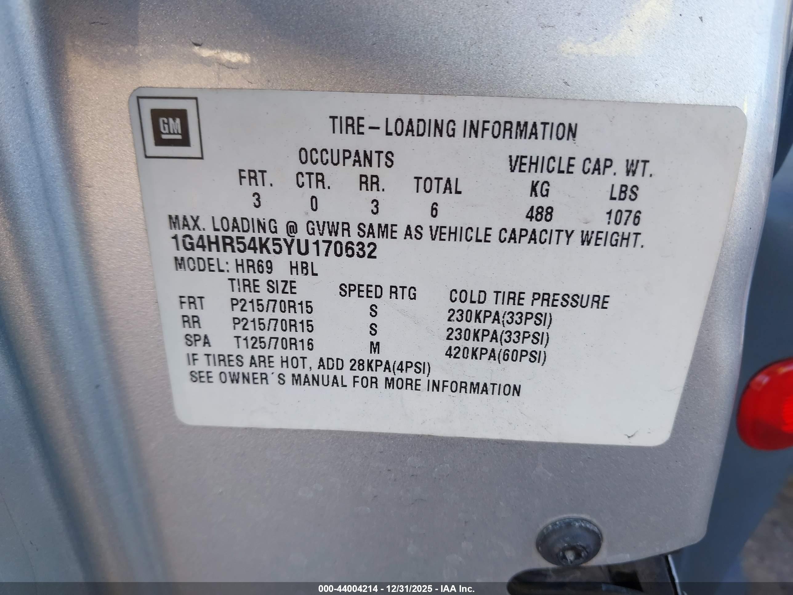 BUICK LESABRE image 9