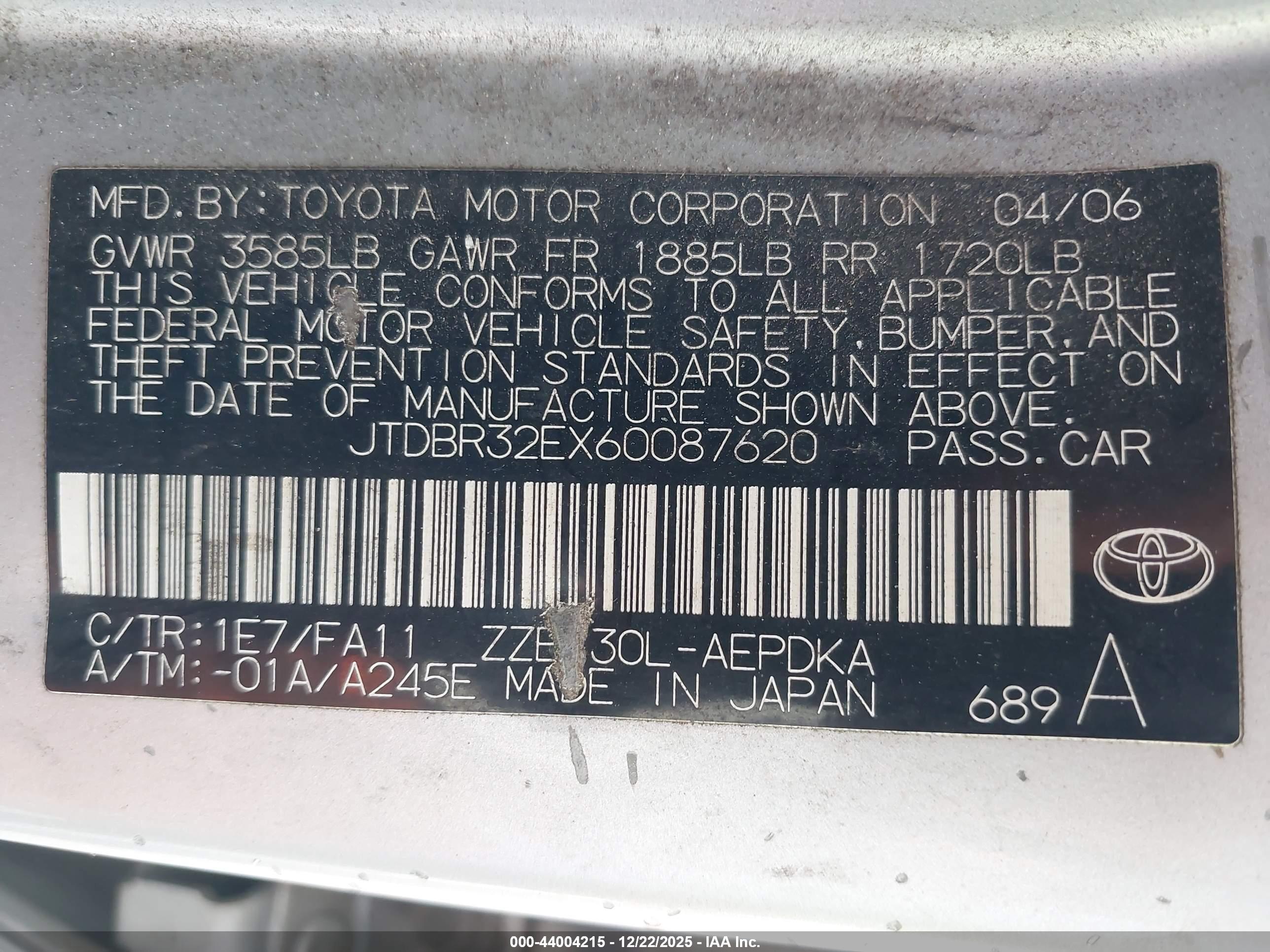 TOYOTA COROLLA image 9