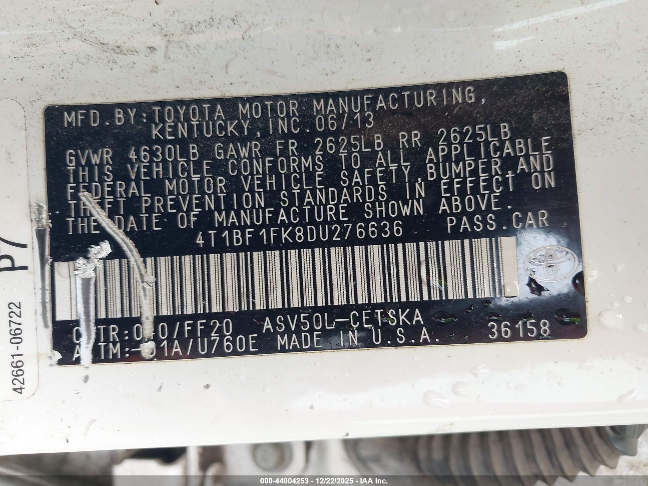TOYOTA CAMRY image 9