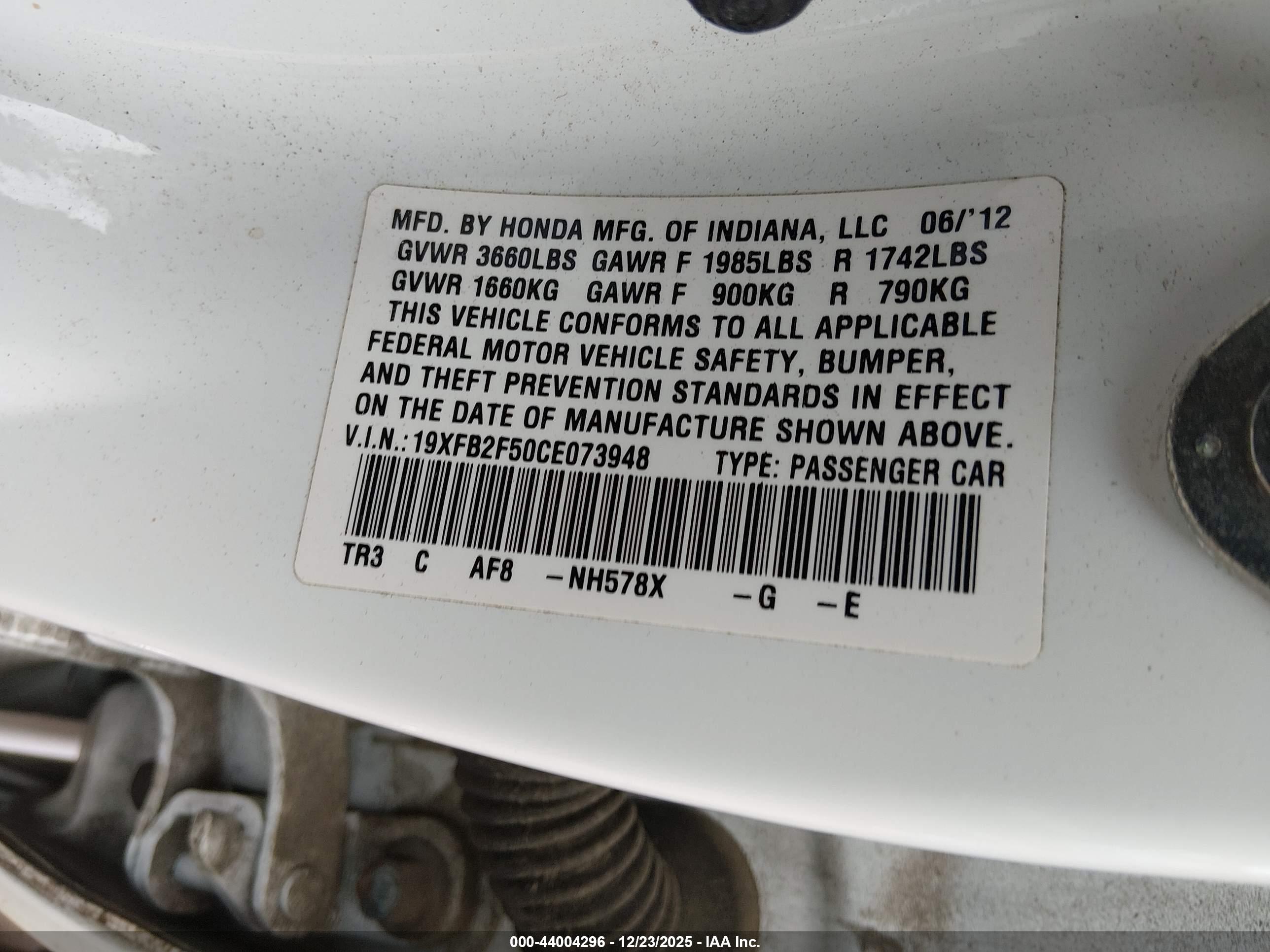 HONDA CIVIC image 9