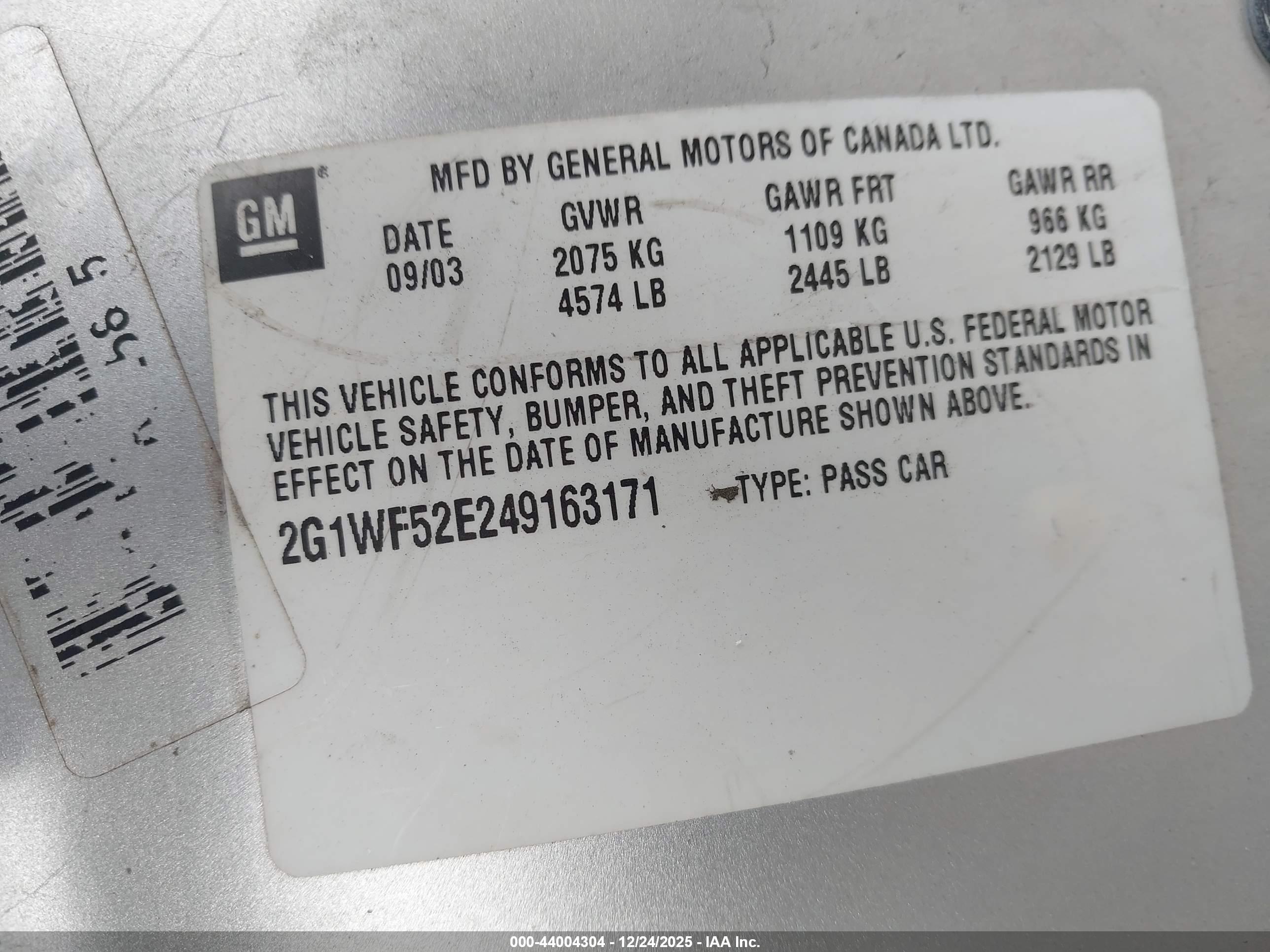 CHEVROLET IMPALA image 9