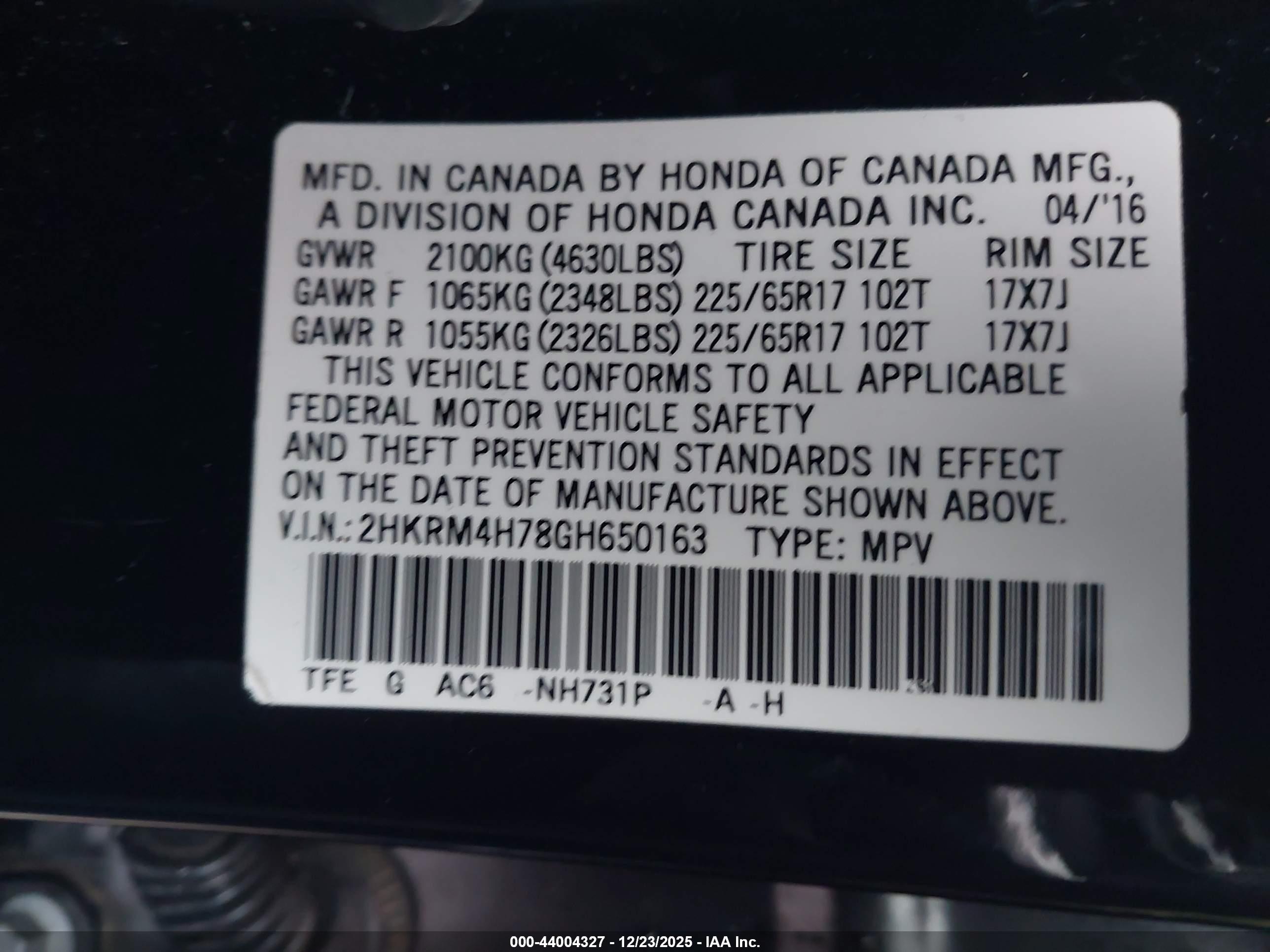 HONDA CR-V image 9