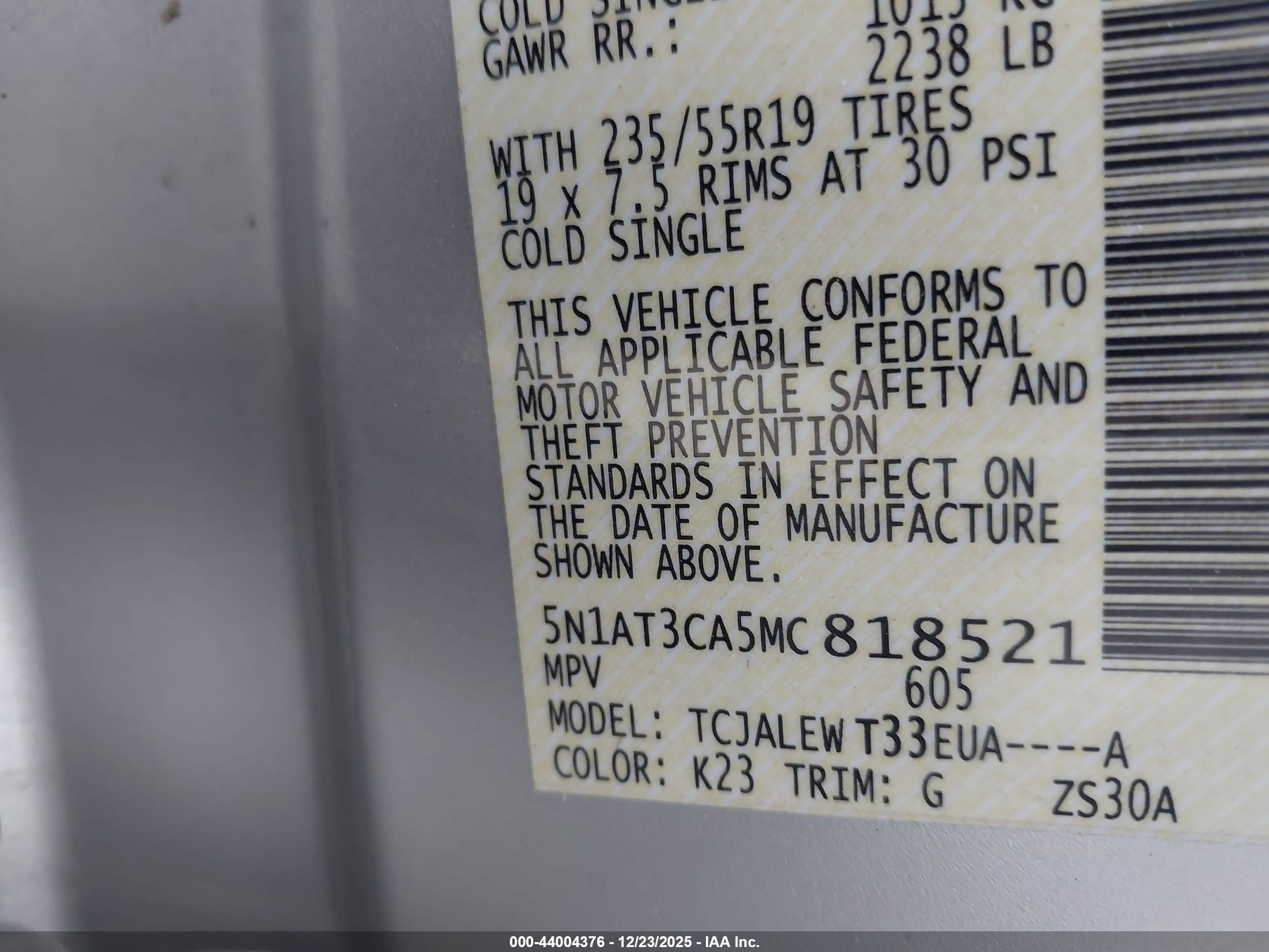 NISSAN ROGUE image 9