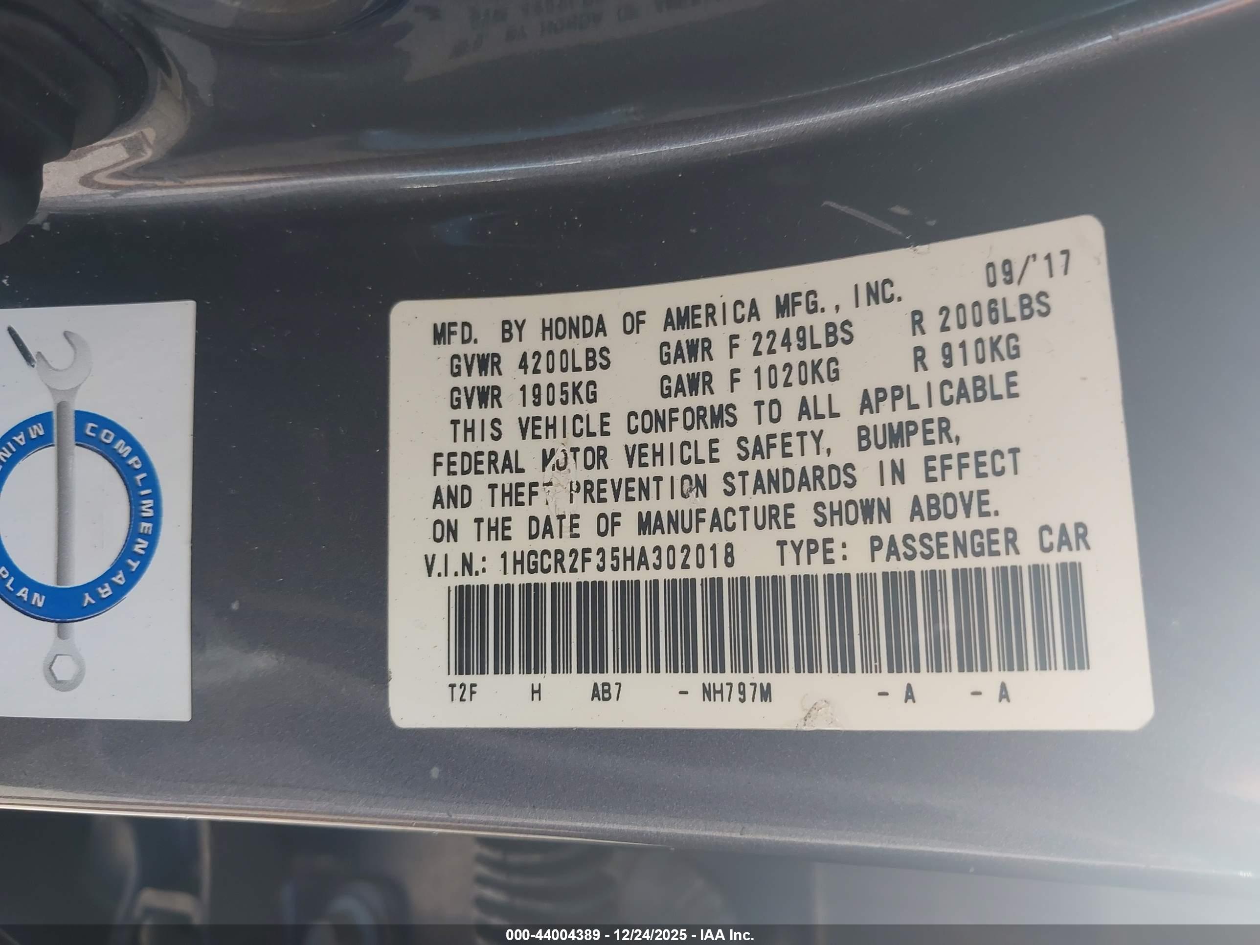 HONDA ACCORD image 9
