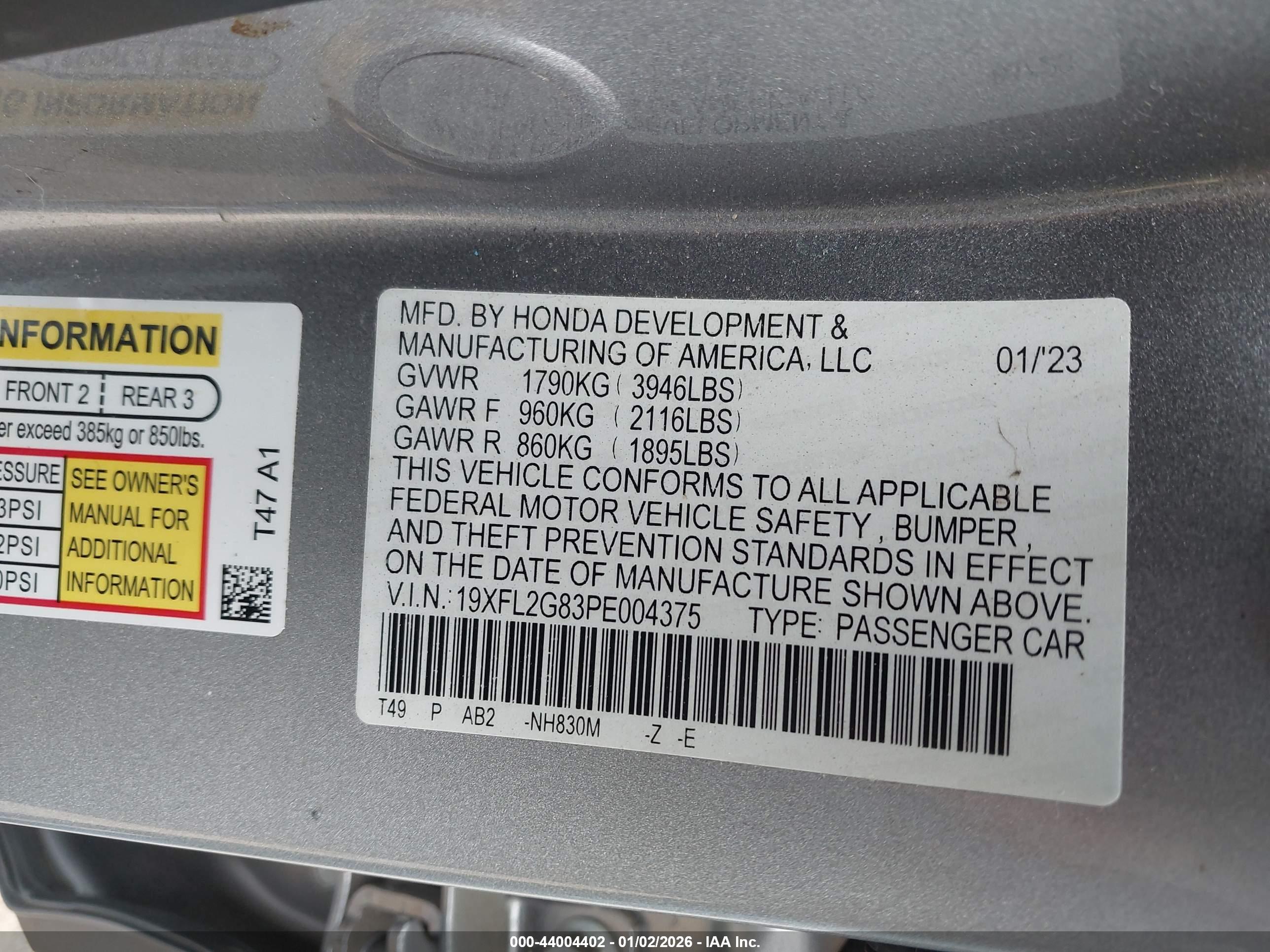 HONDA CIVIC image 9