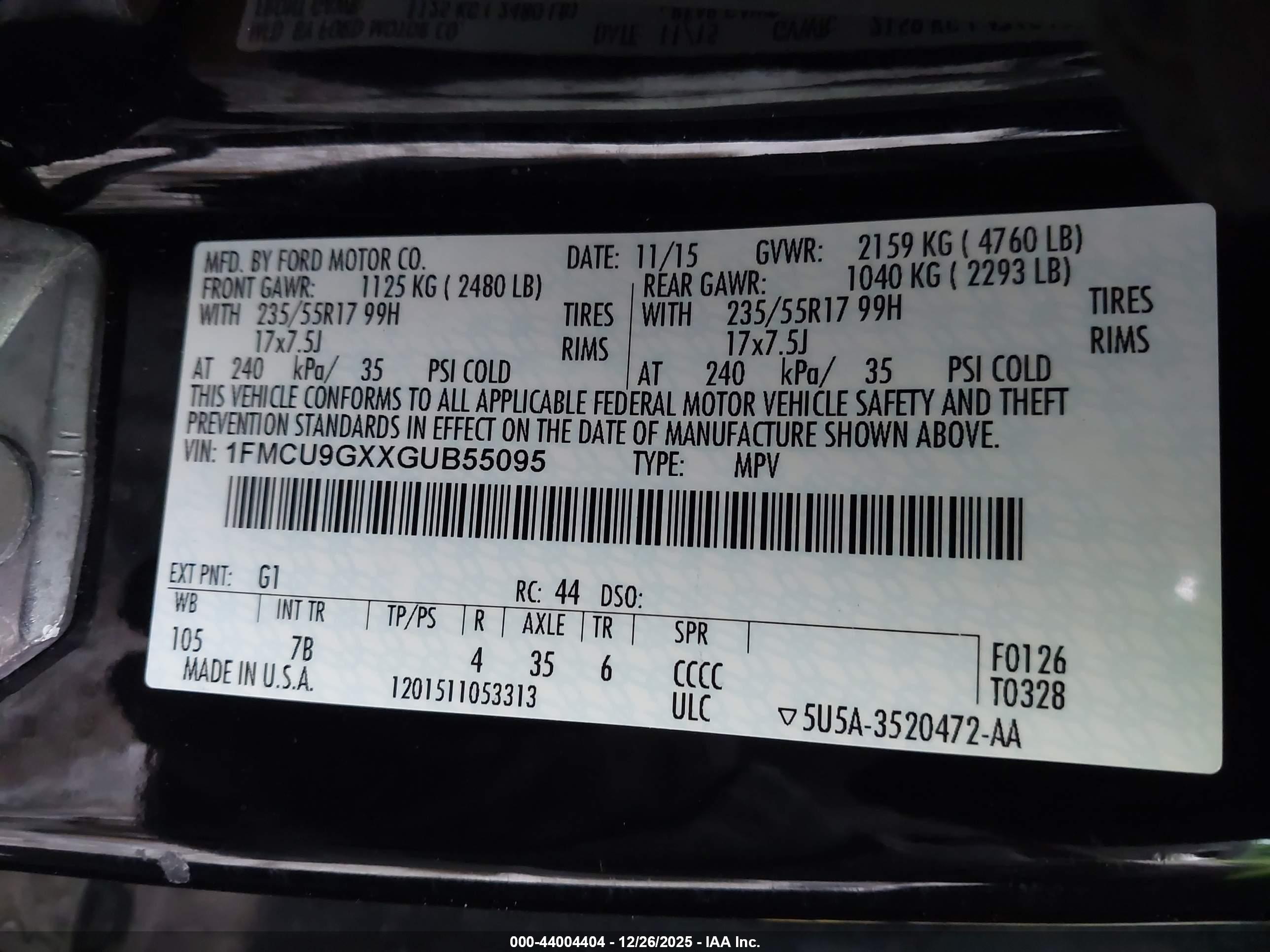 FORD ESCAPE image 9