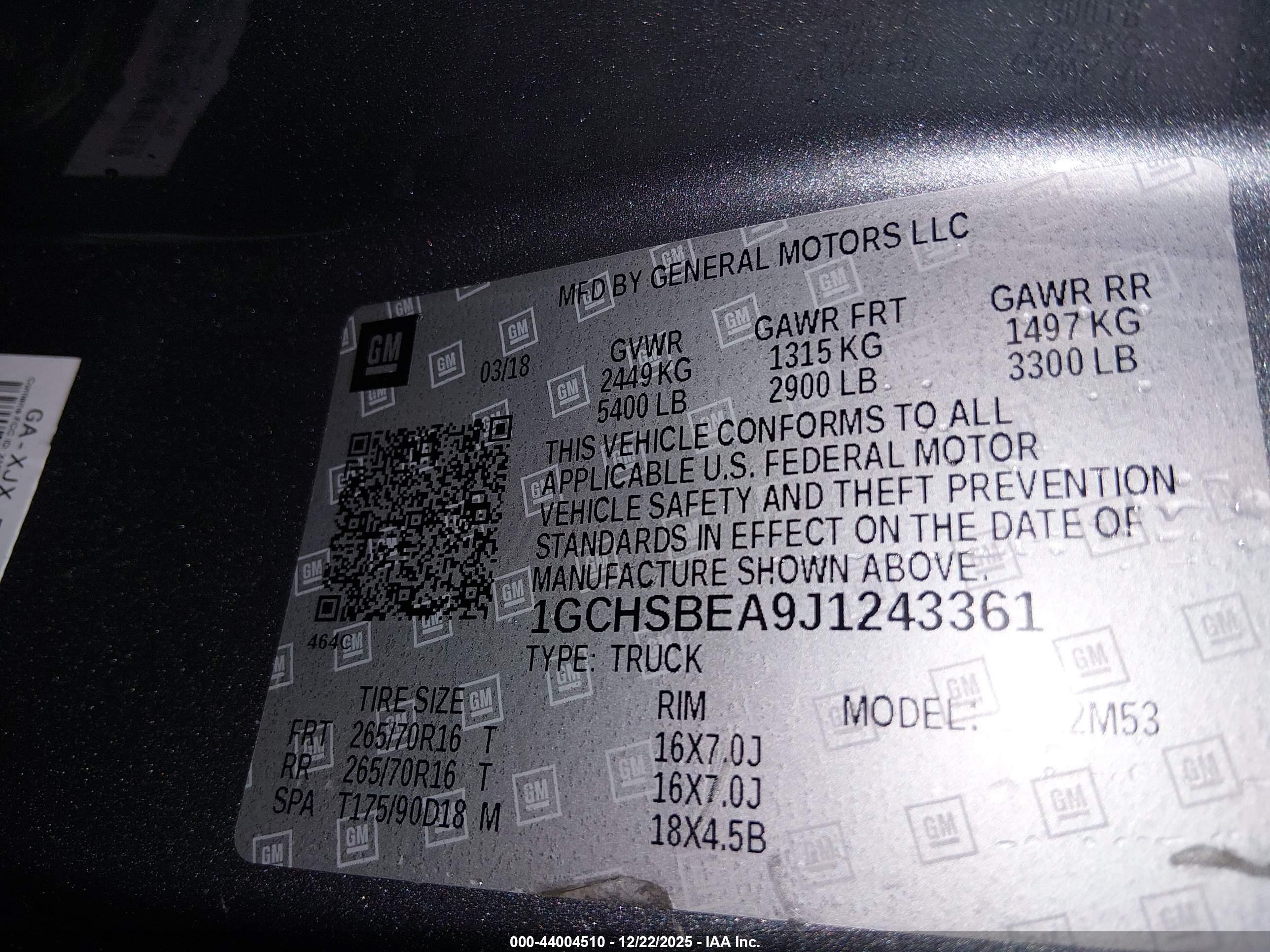 CHEVROLET COLORADO image 9