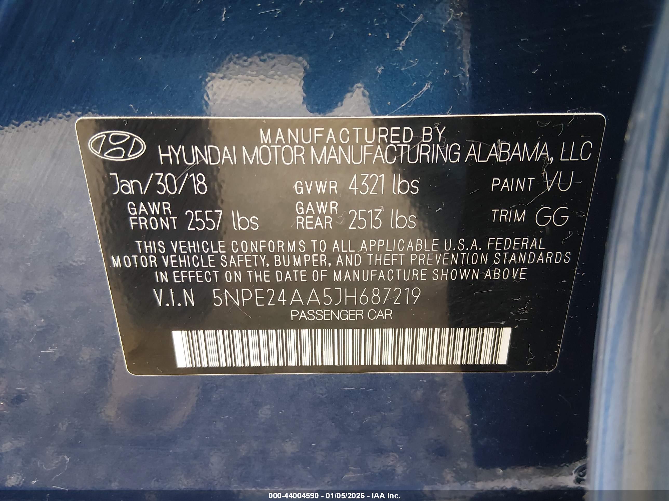 HYUNDAI SONATA image 9