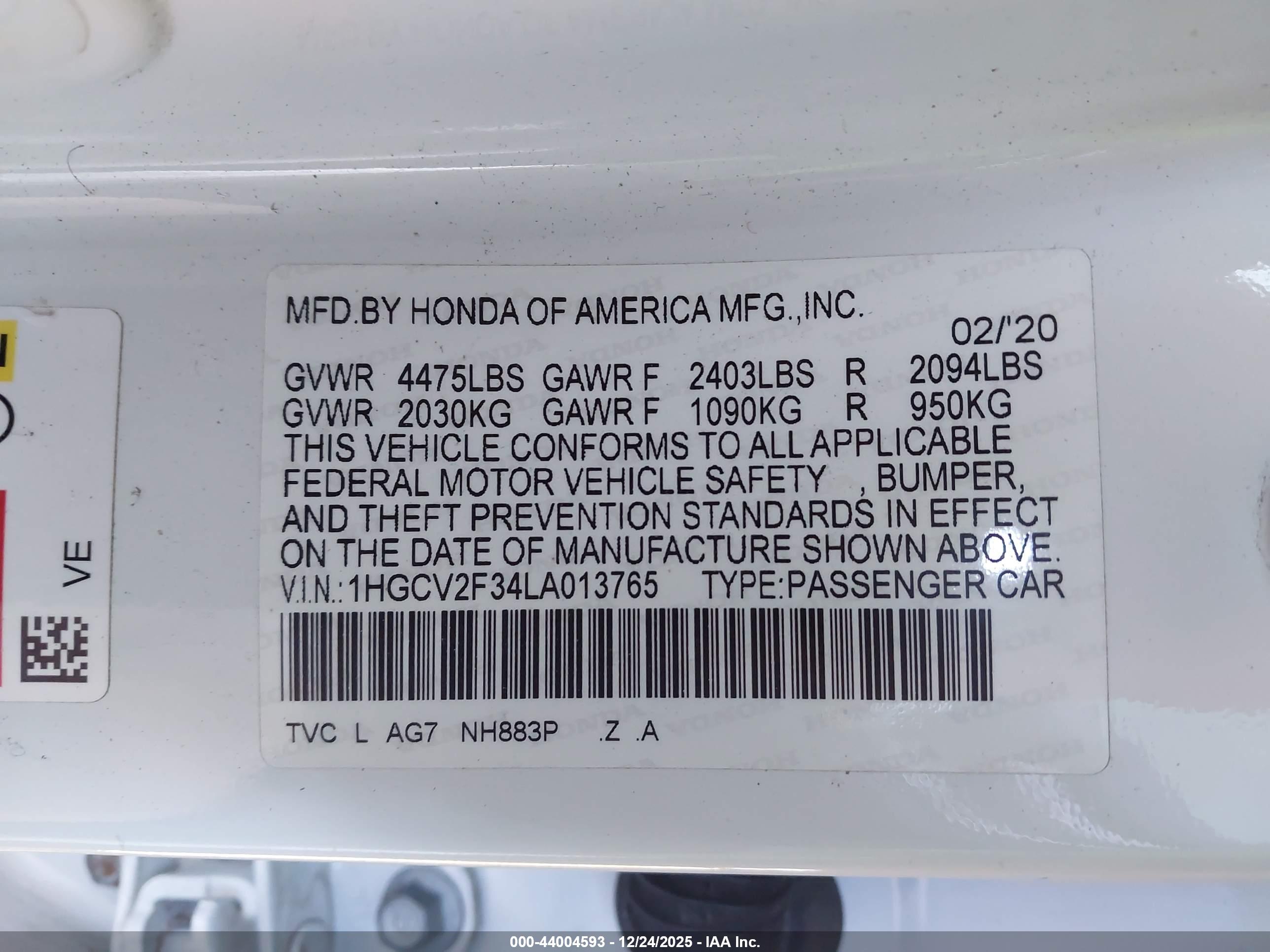 HONDA ACCORD image 9