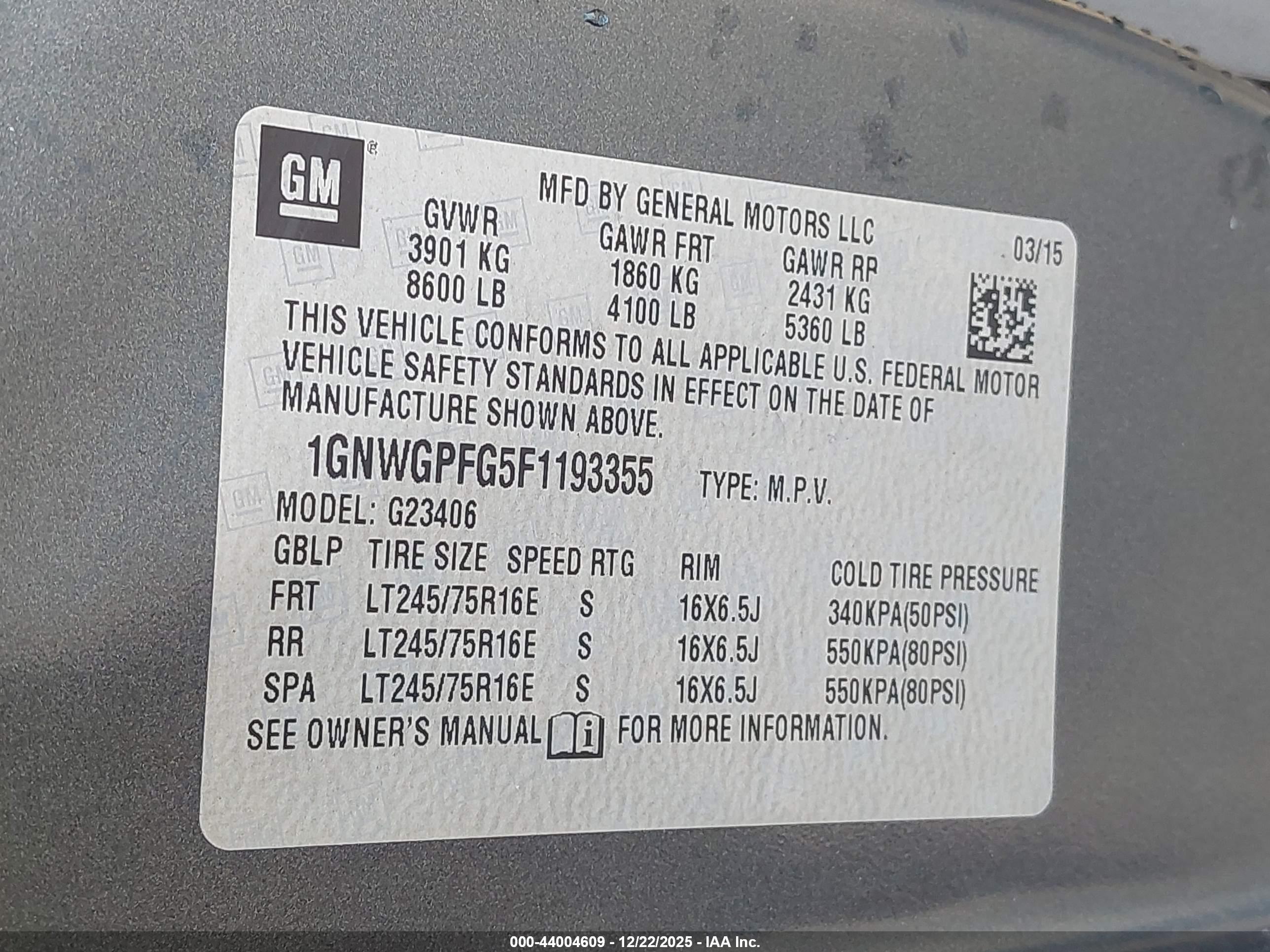 CHEVROLET EXPRESS image 9