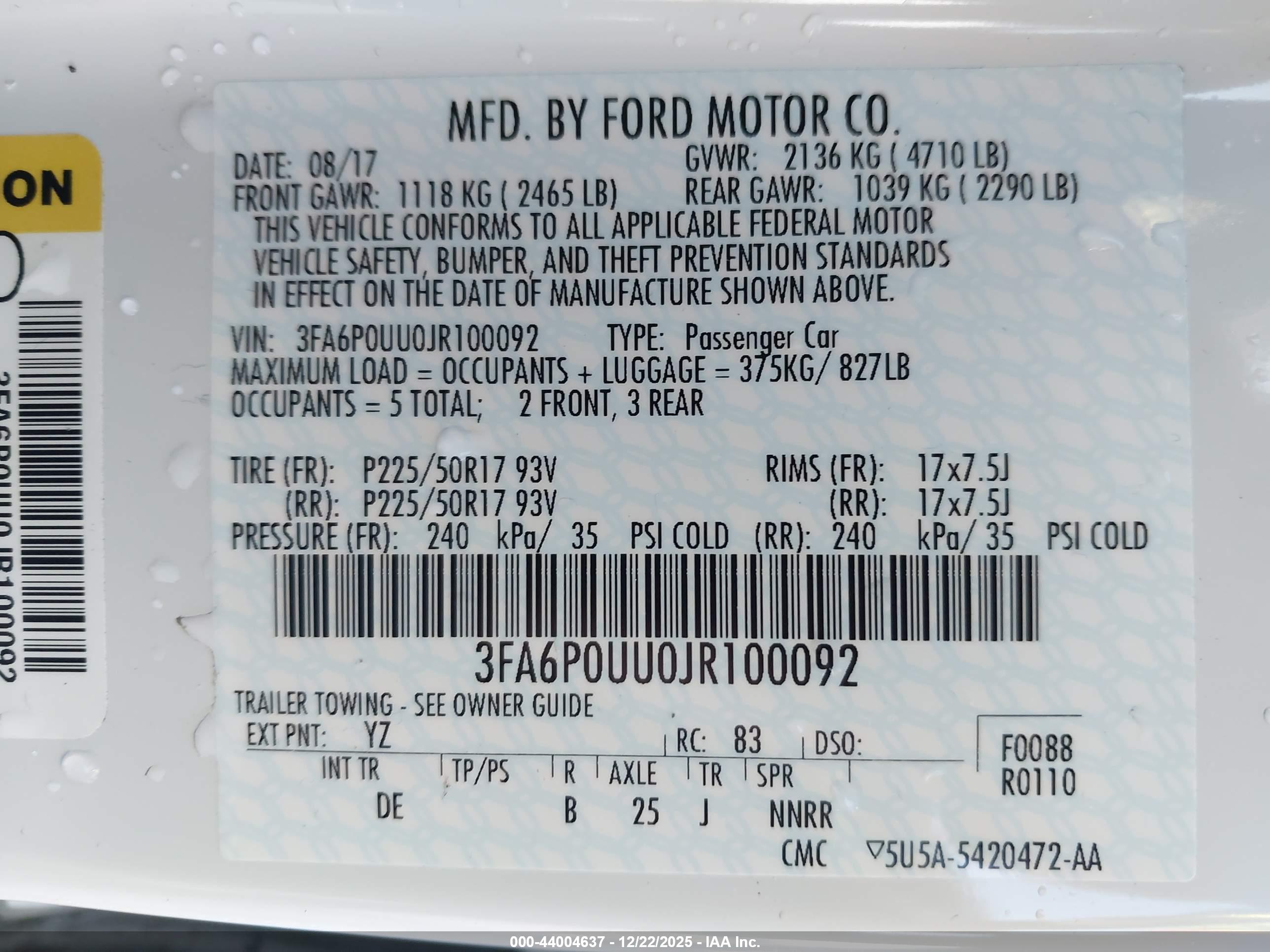 FORD FUSION image 9
