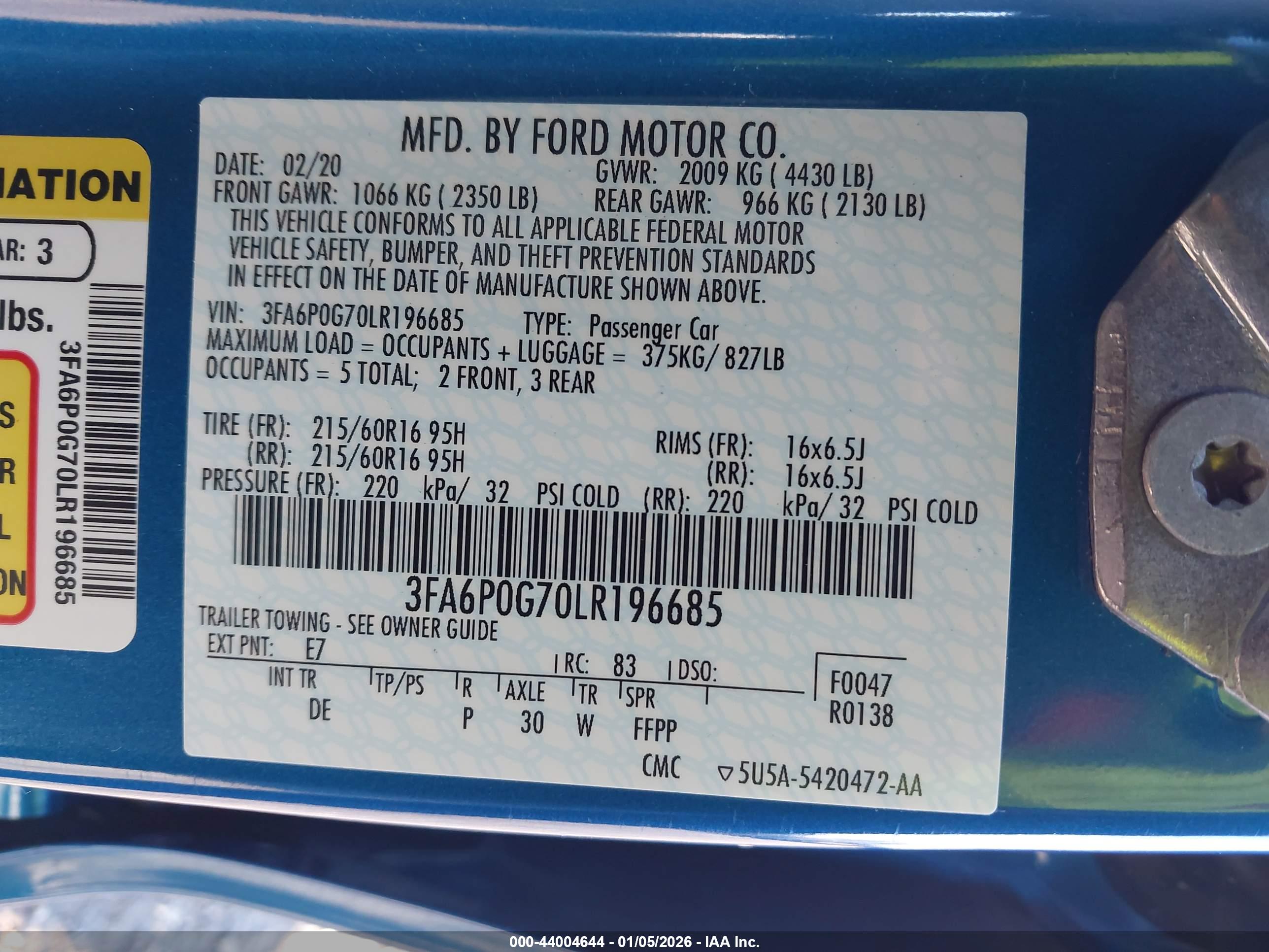 FORD FUSION image 9