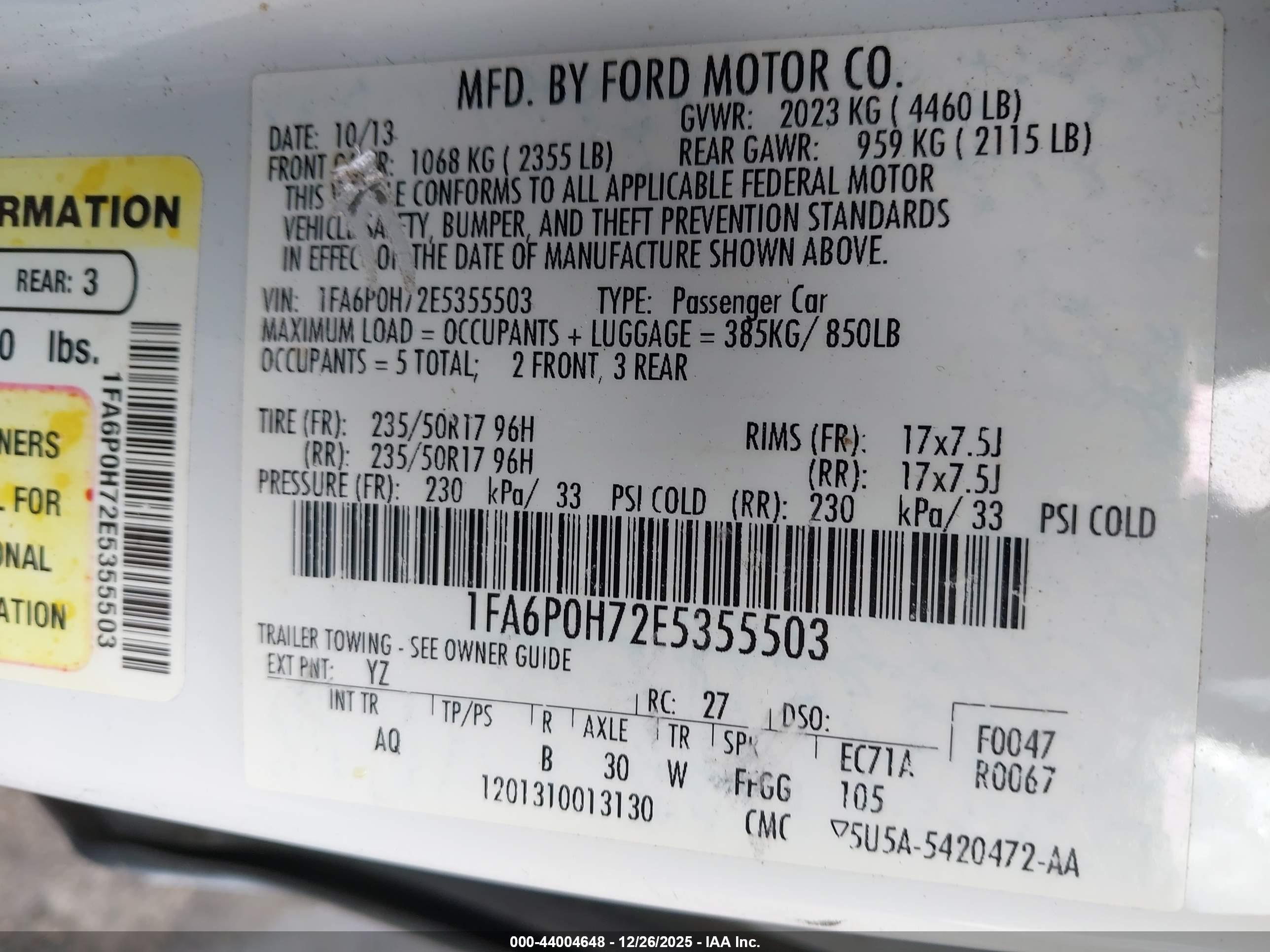 FORD FUSION image 9