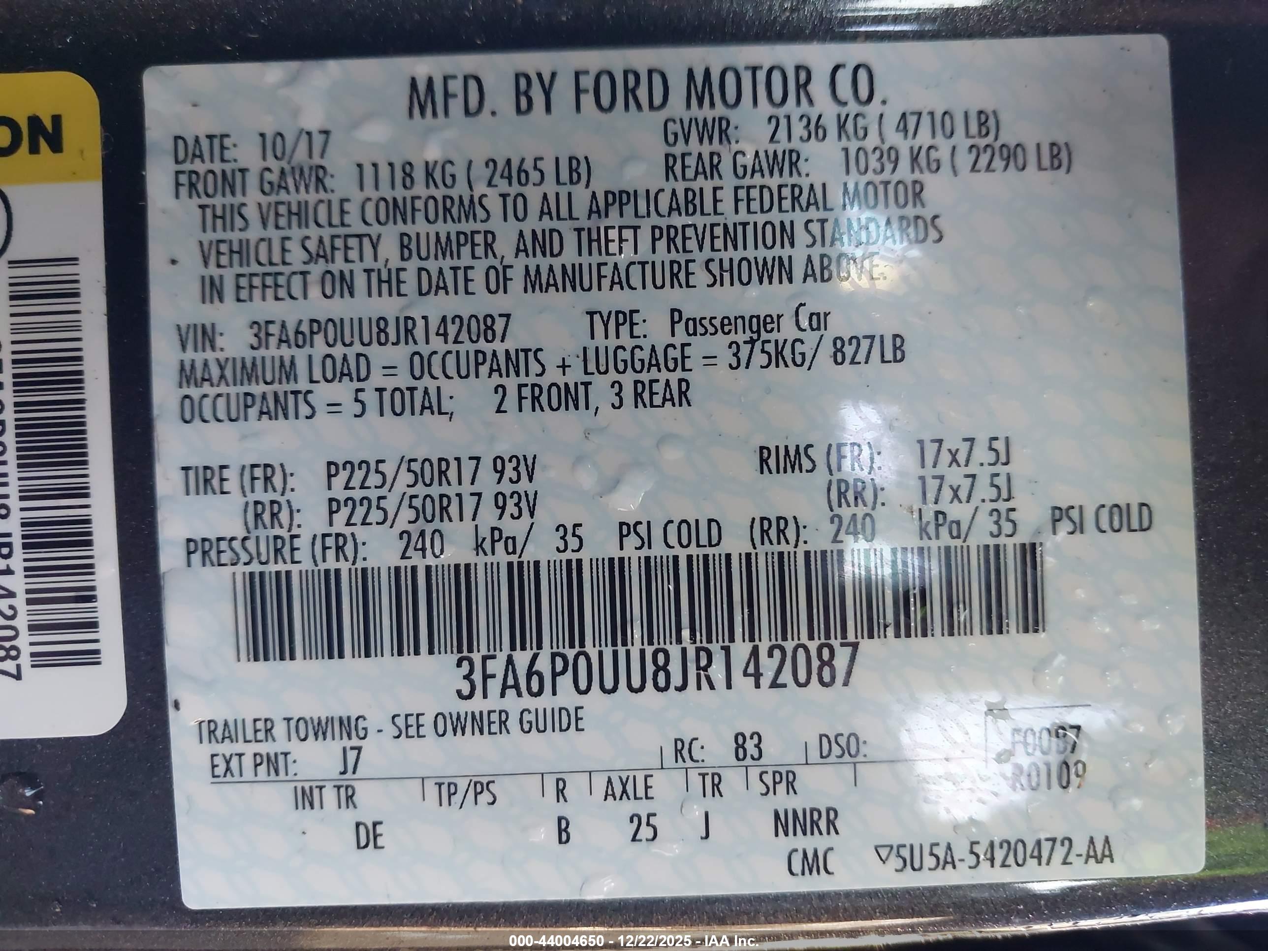 FORD FUSION image 9
