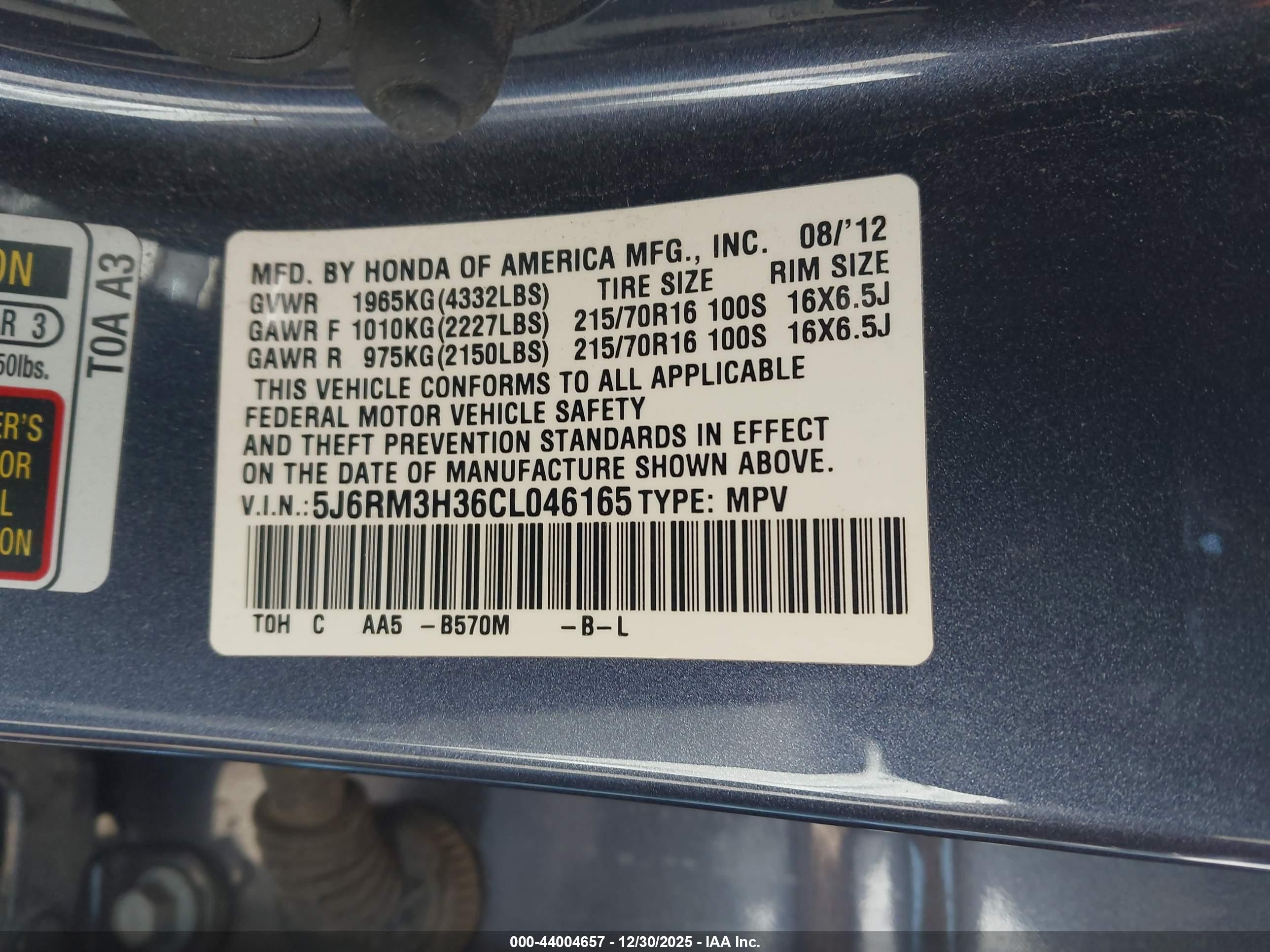HONDA CR-V image 9