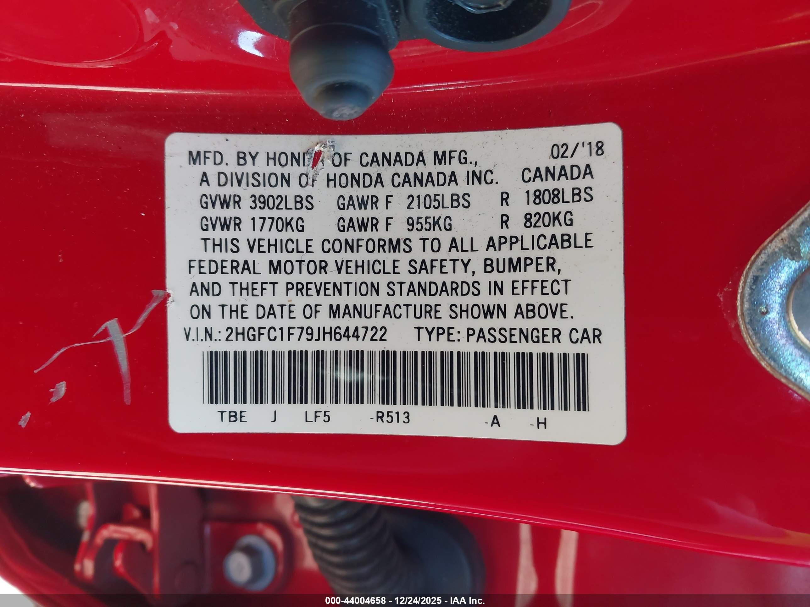 HONDA CIVIC image 9