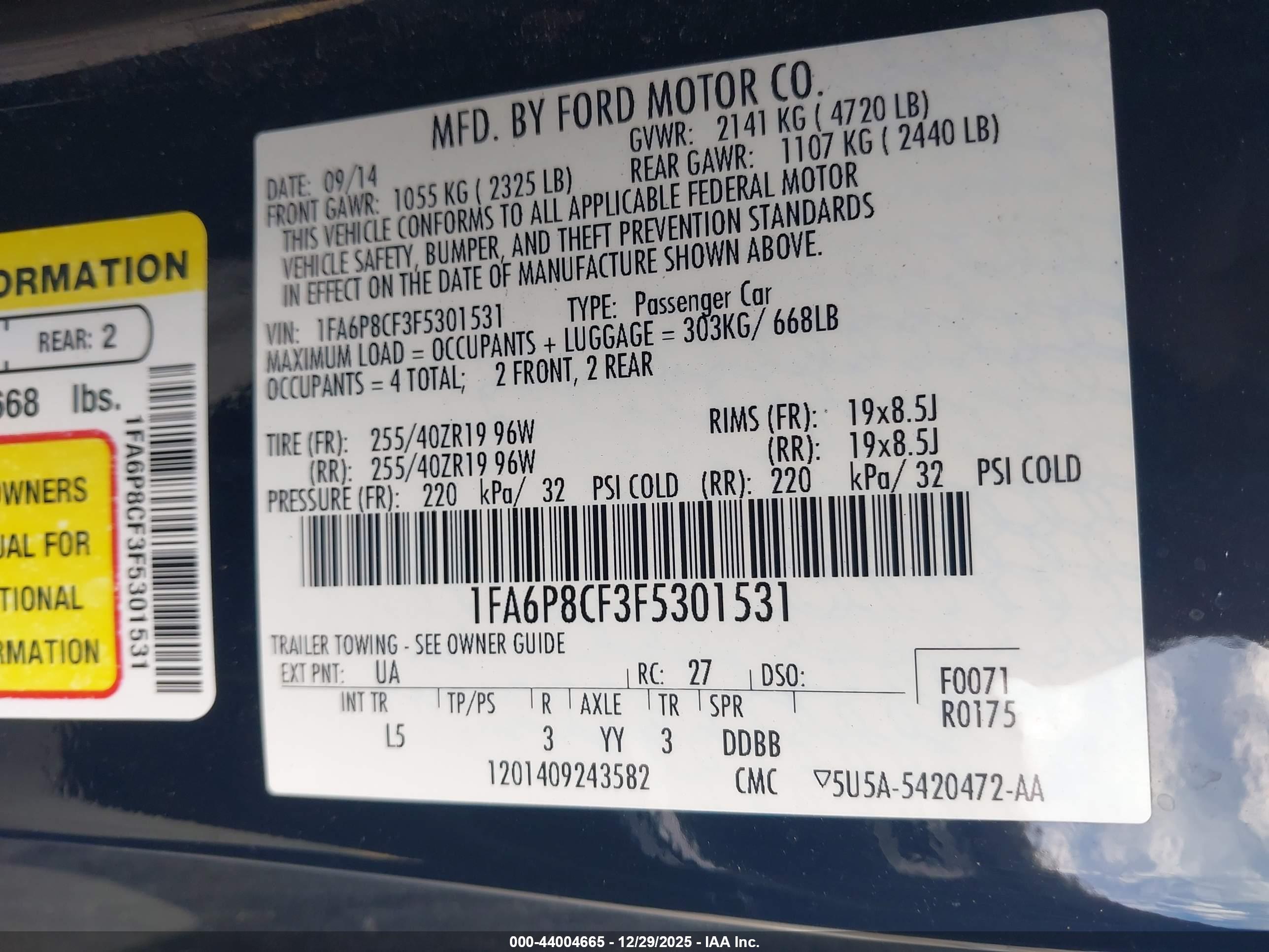 FORD MUSTANG image 9