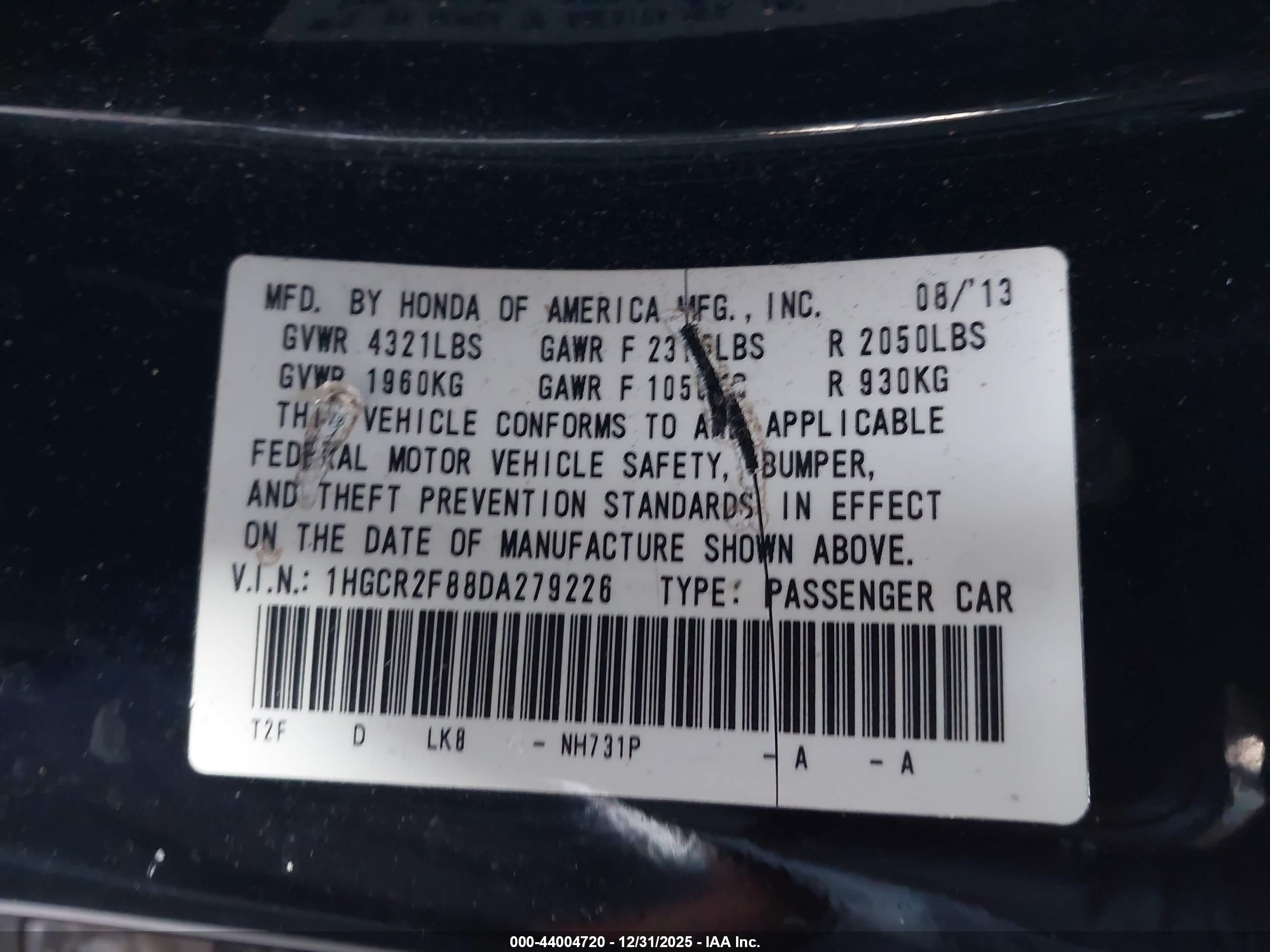 HONDA ACCORD image 9