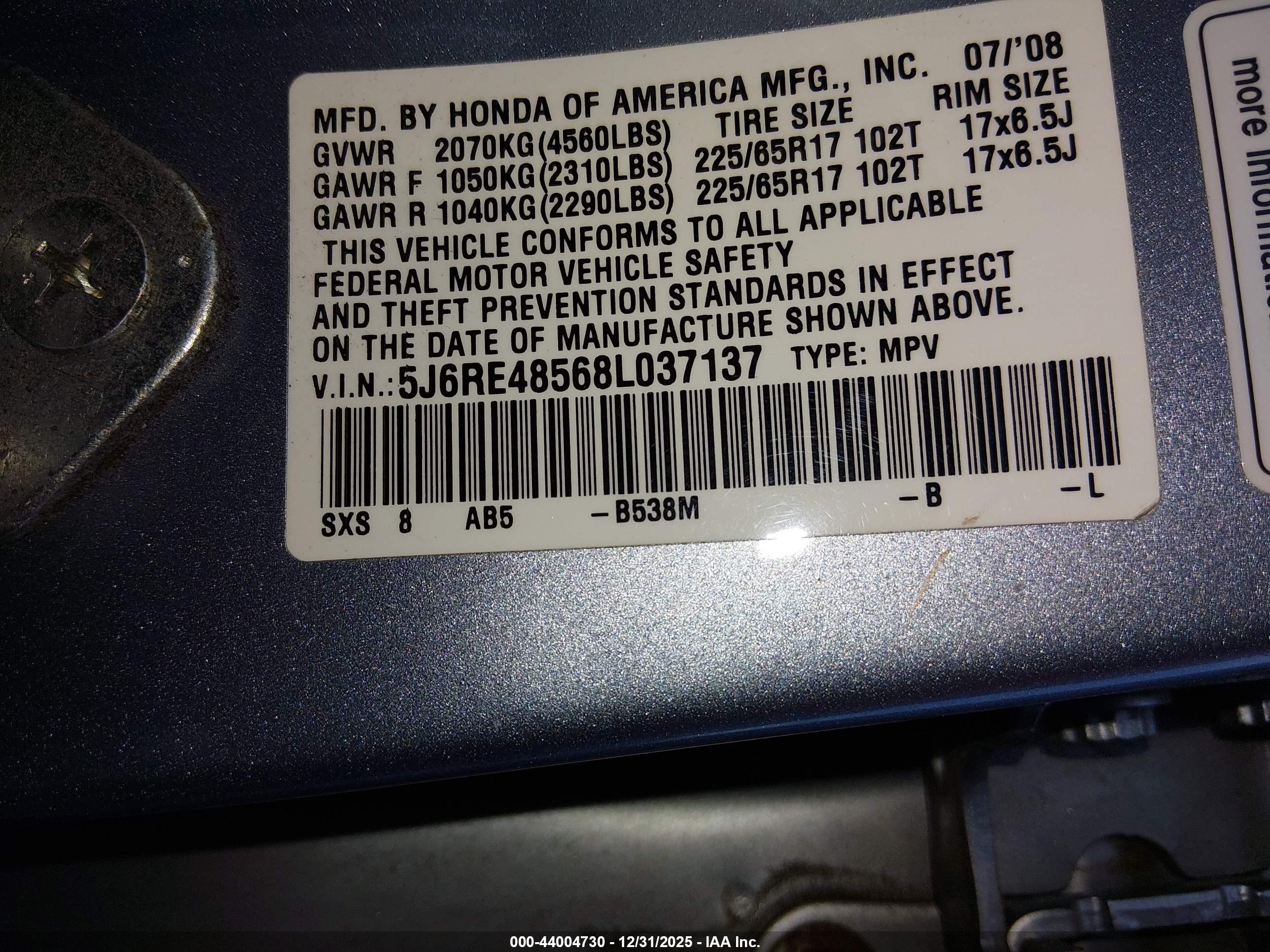 HONDA CR-V image 9