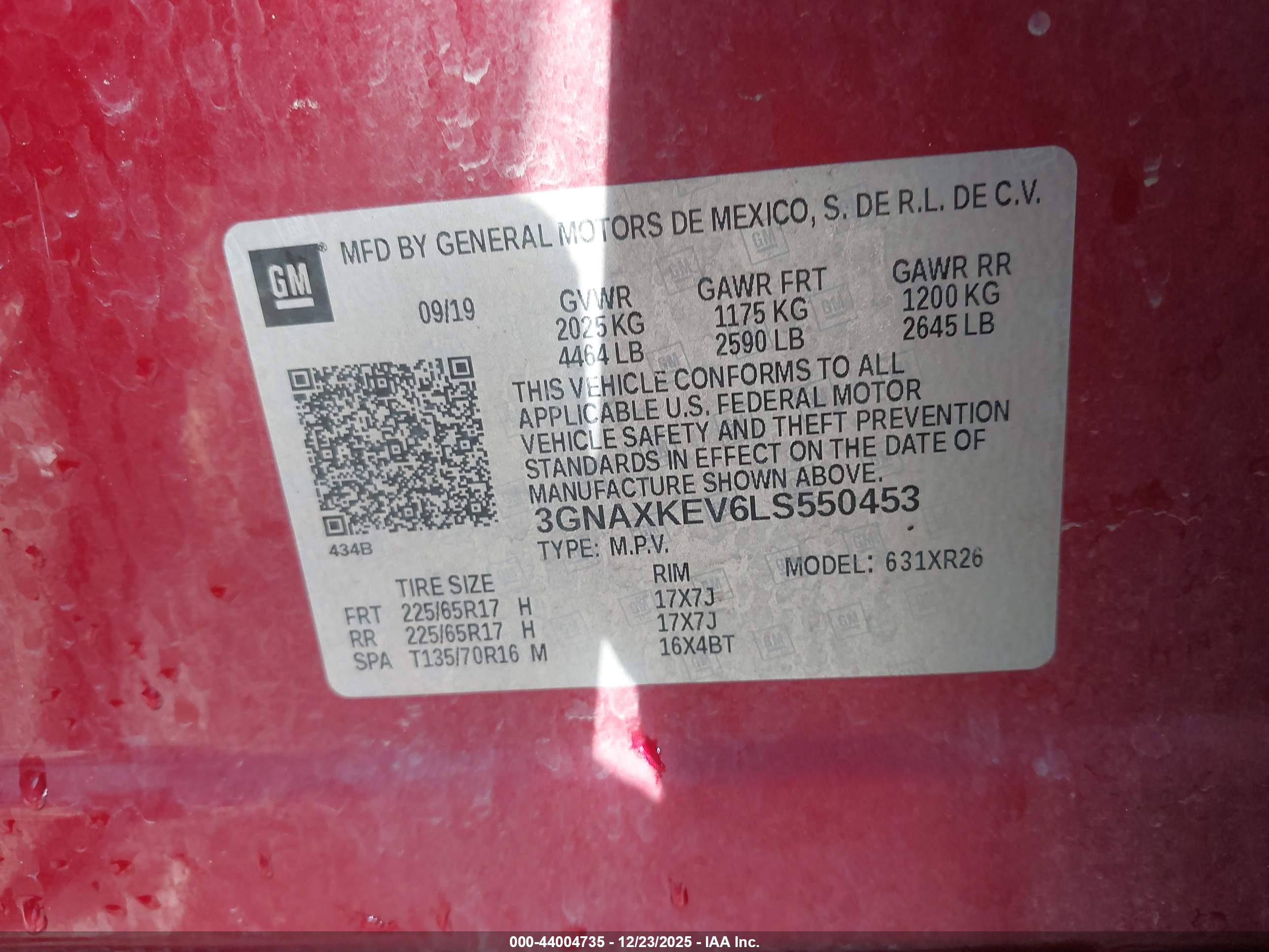 CHEVROLET EQUINOX image 9