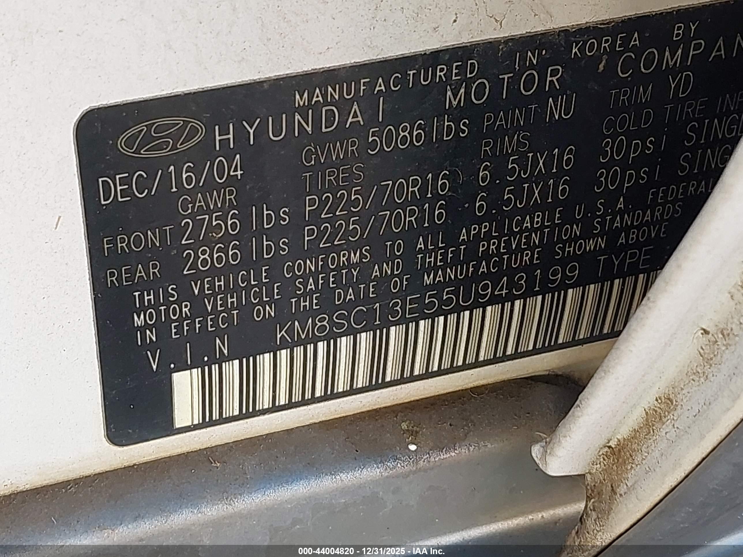HYUNDAI SANTA image 9