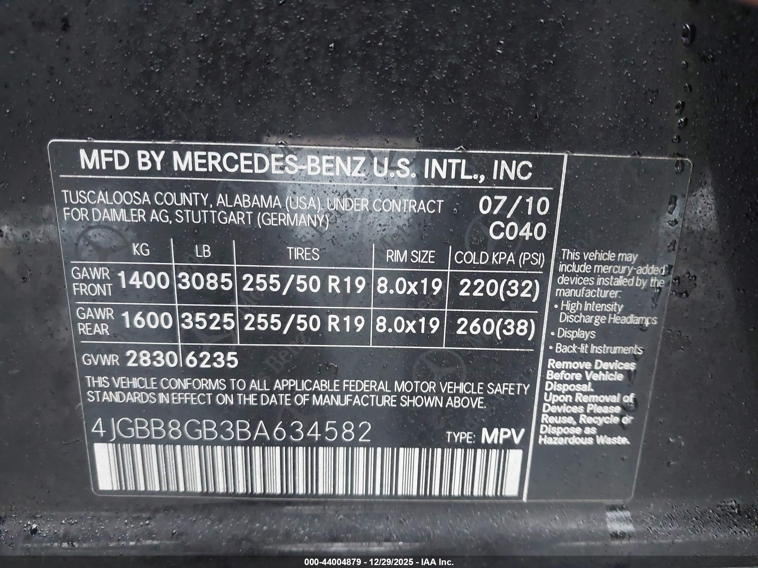 MERCEDES-BENZ ML image 9