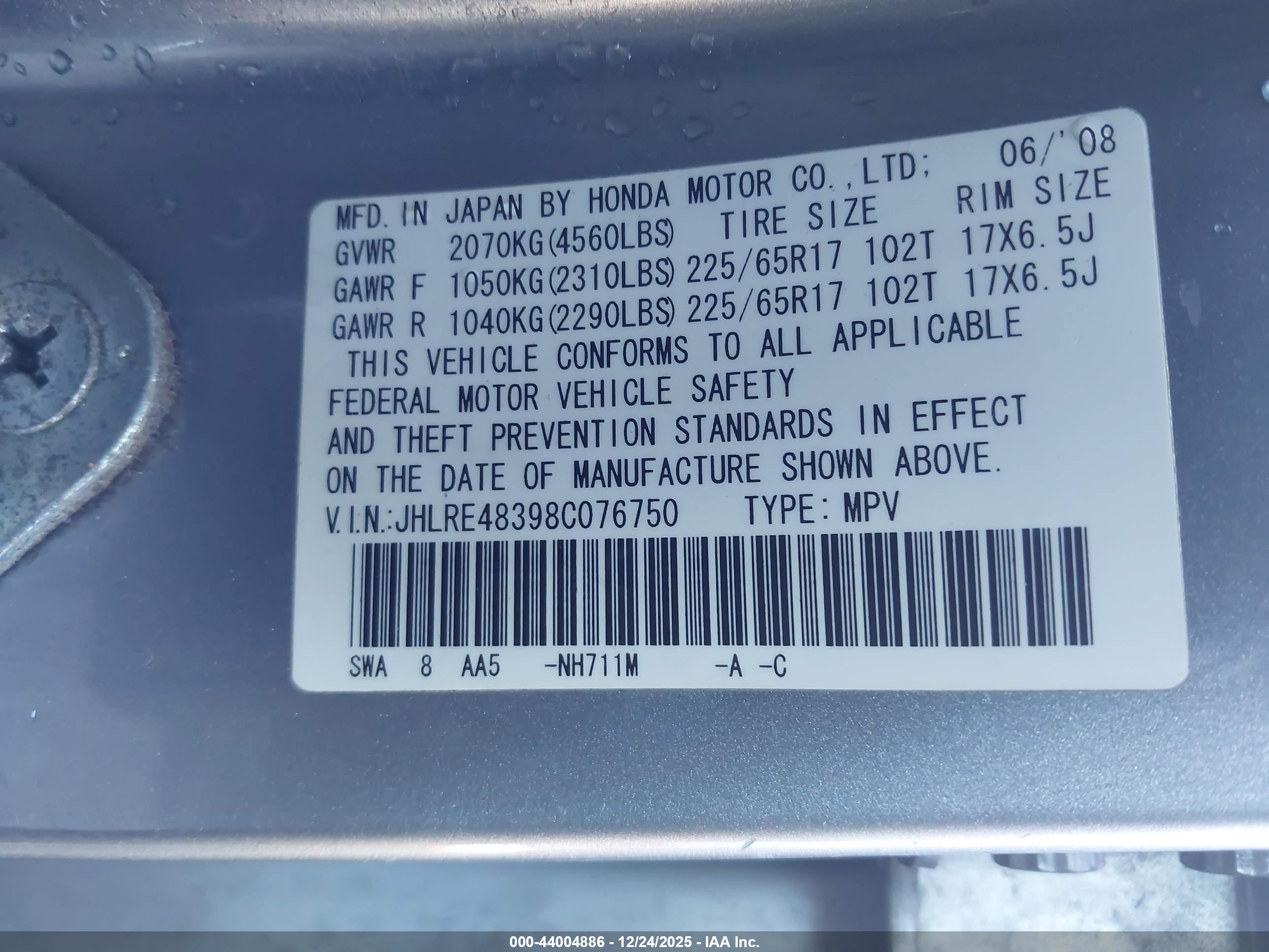 HONDA CR-V image 9