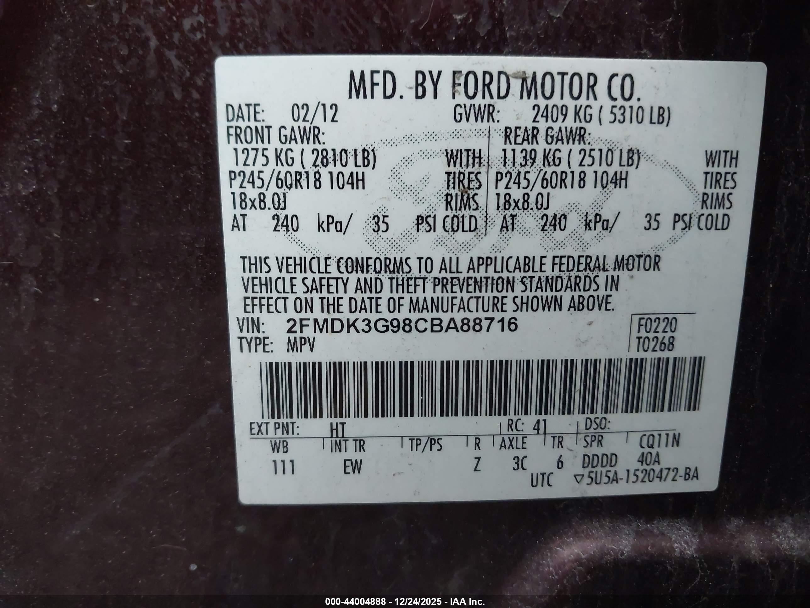 FORD EDGE image 9
